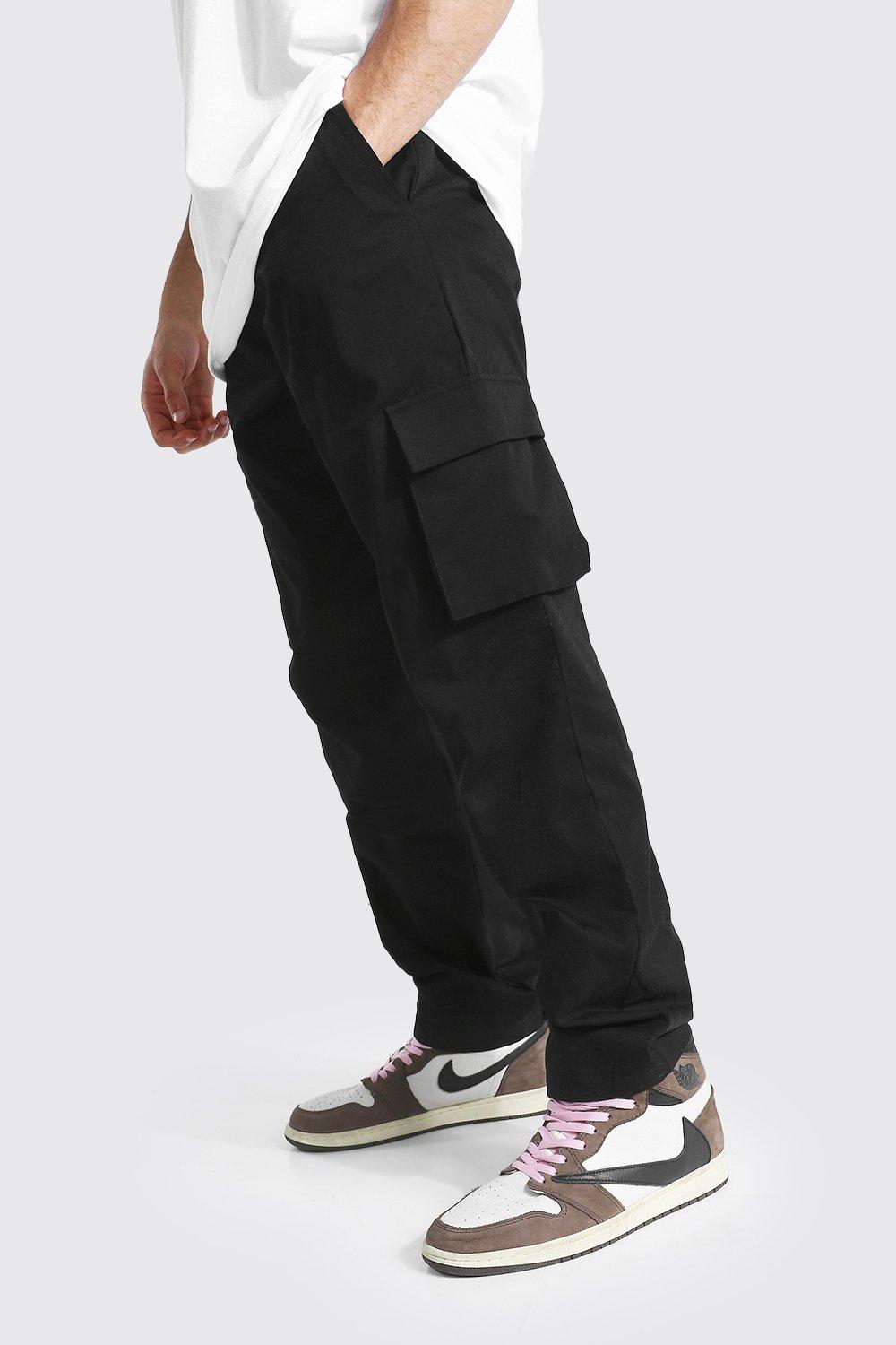 chino trousers black