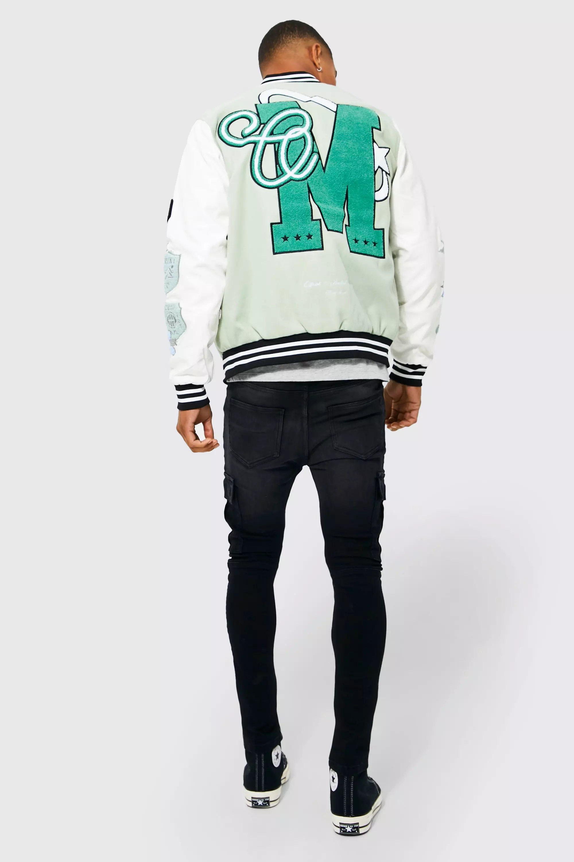 Hedge Mini Varsity Jacket Cream / 8