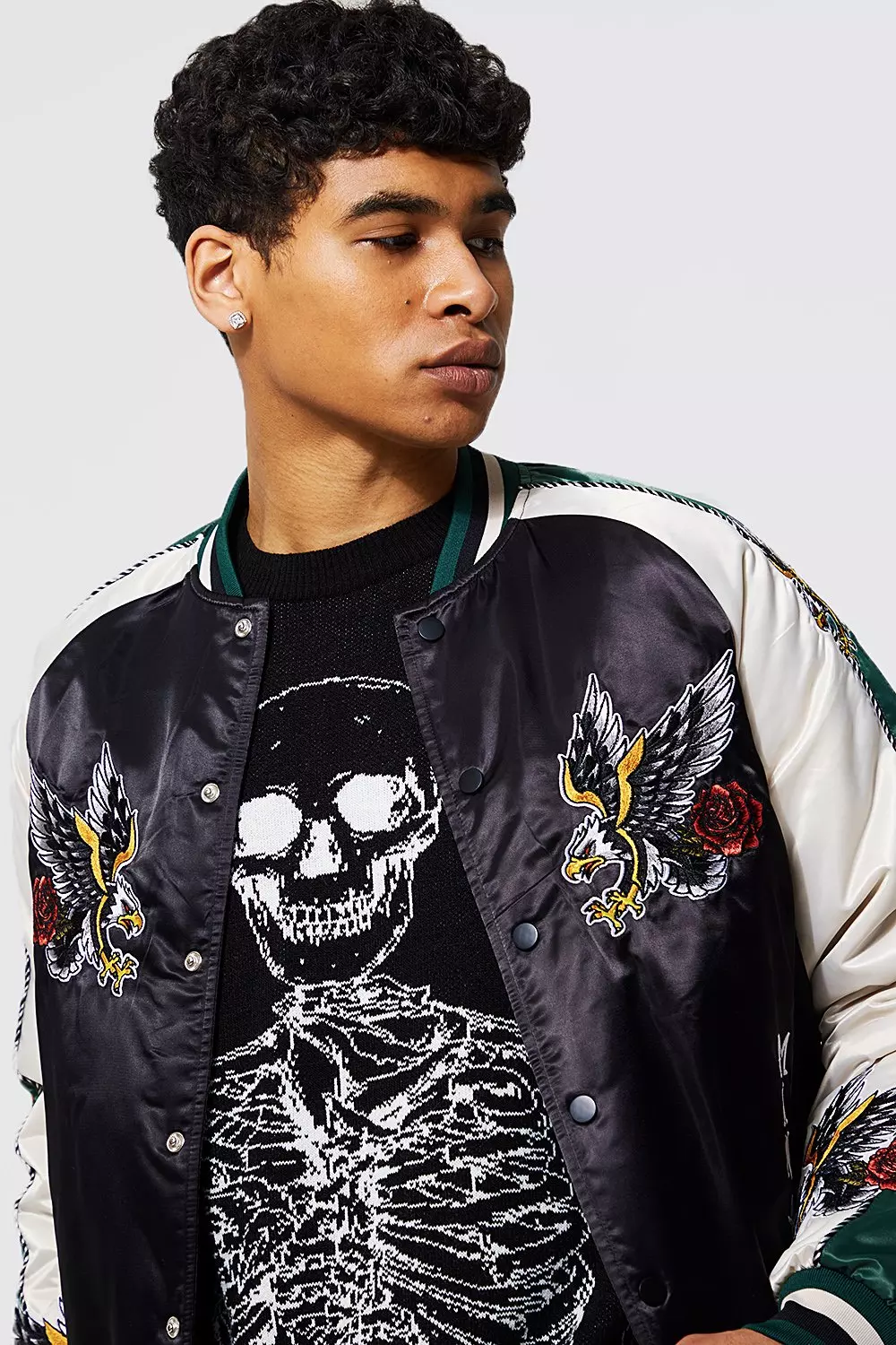 Embroidered 2024 bomber jacket