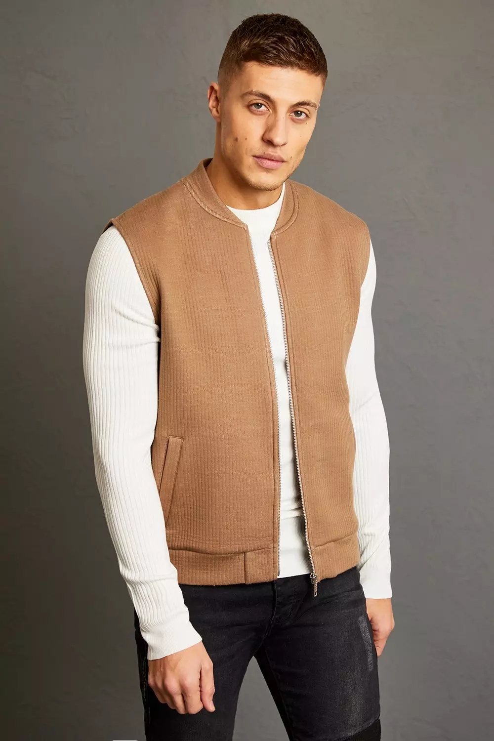 Bomber gilet on sale