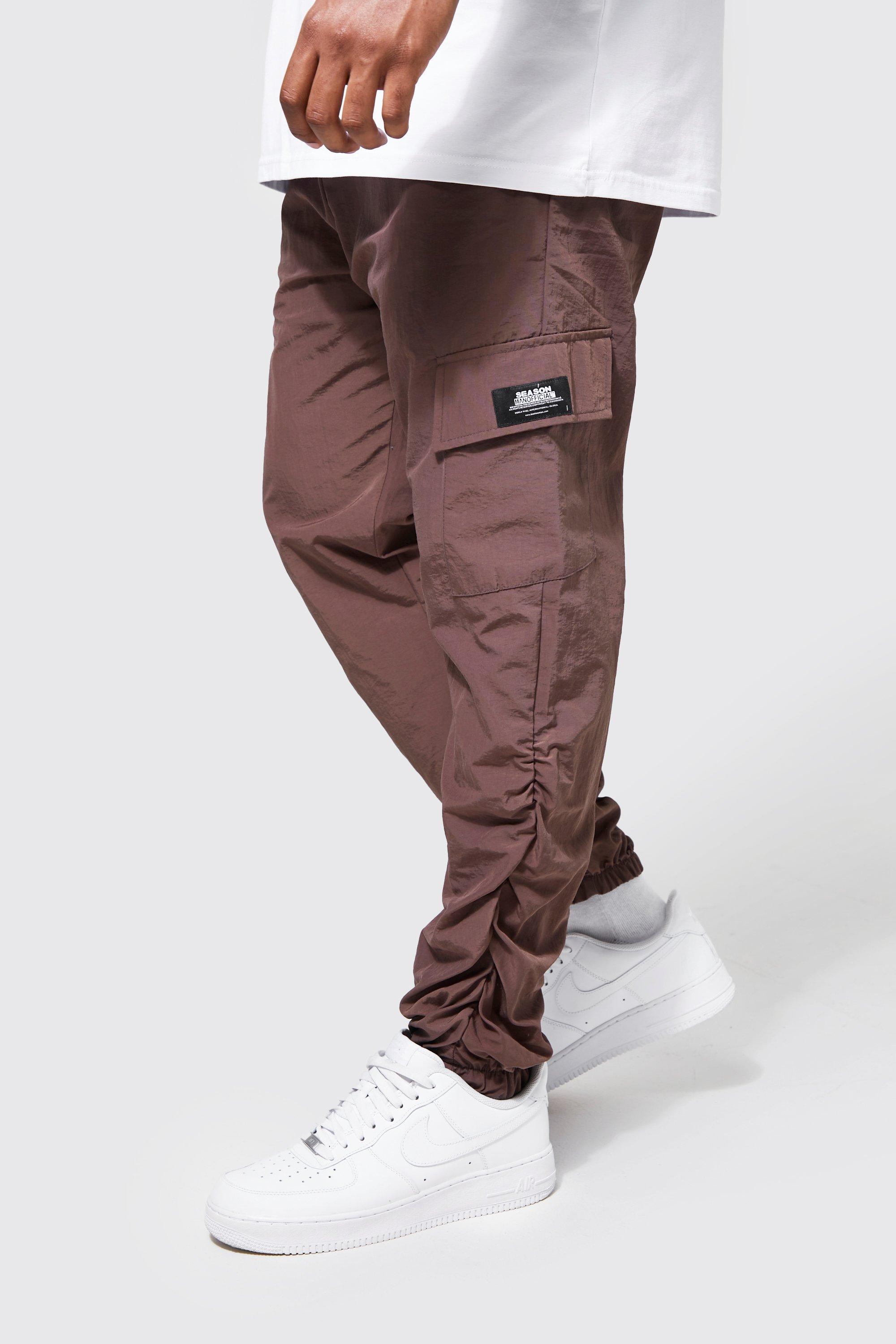 crinkle cargo pants