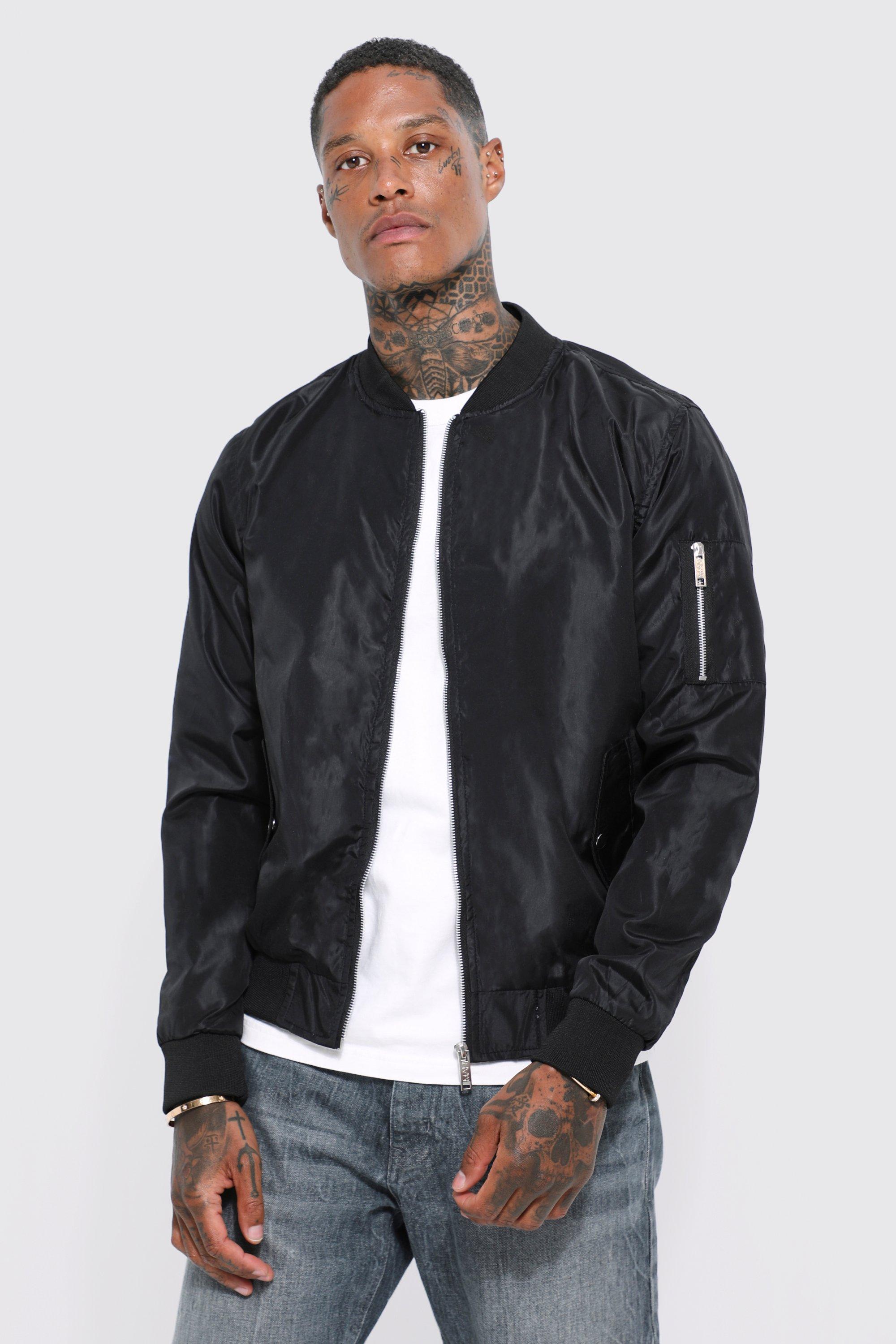 ma1 black bomber jacket