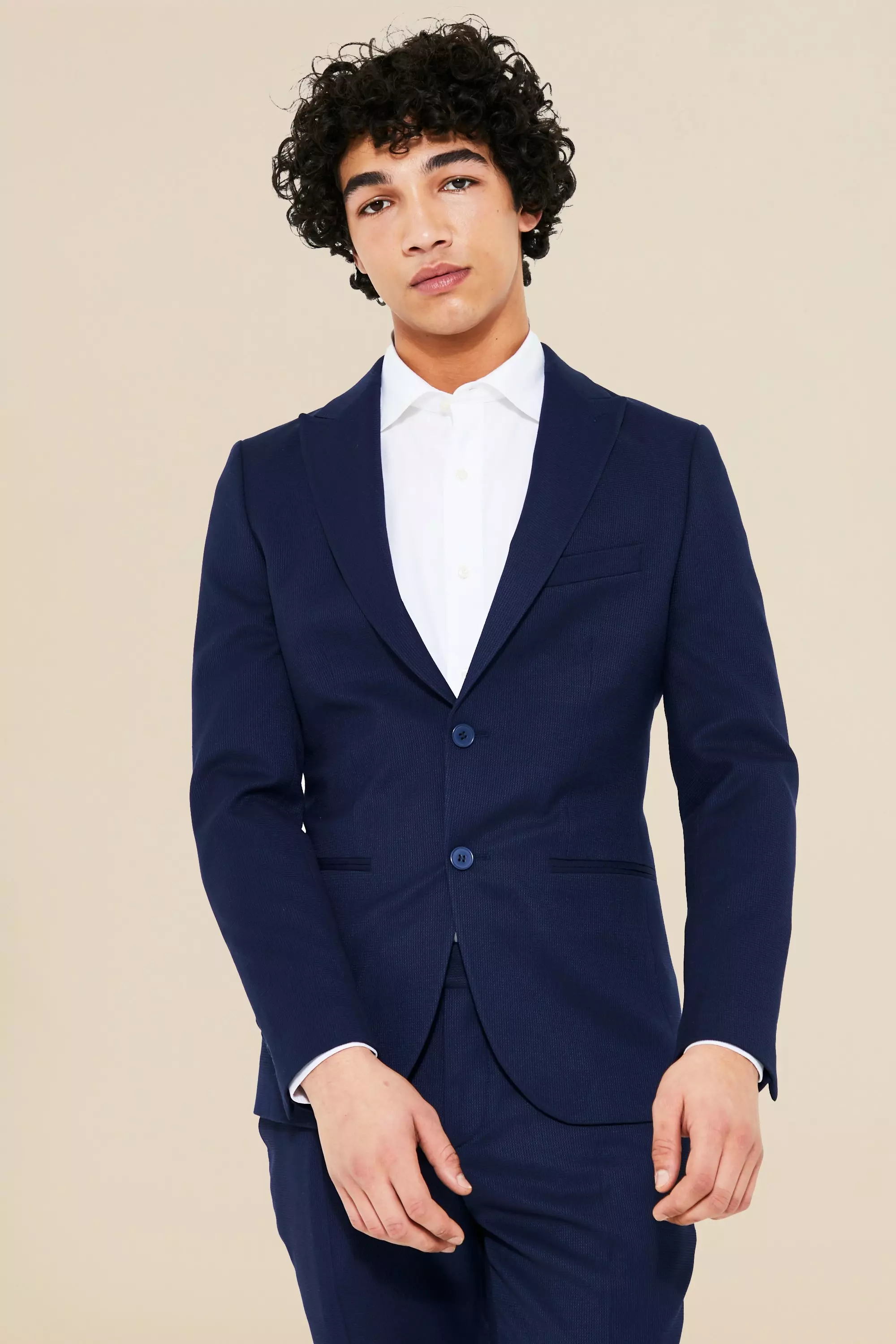 Slim on sale seersucker suit