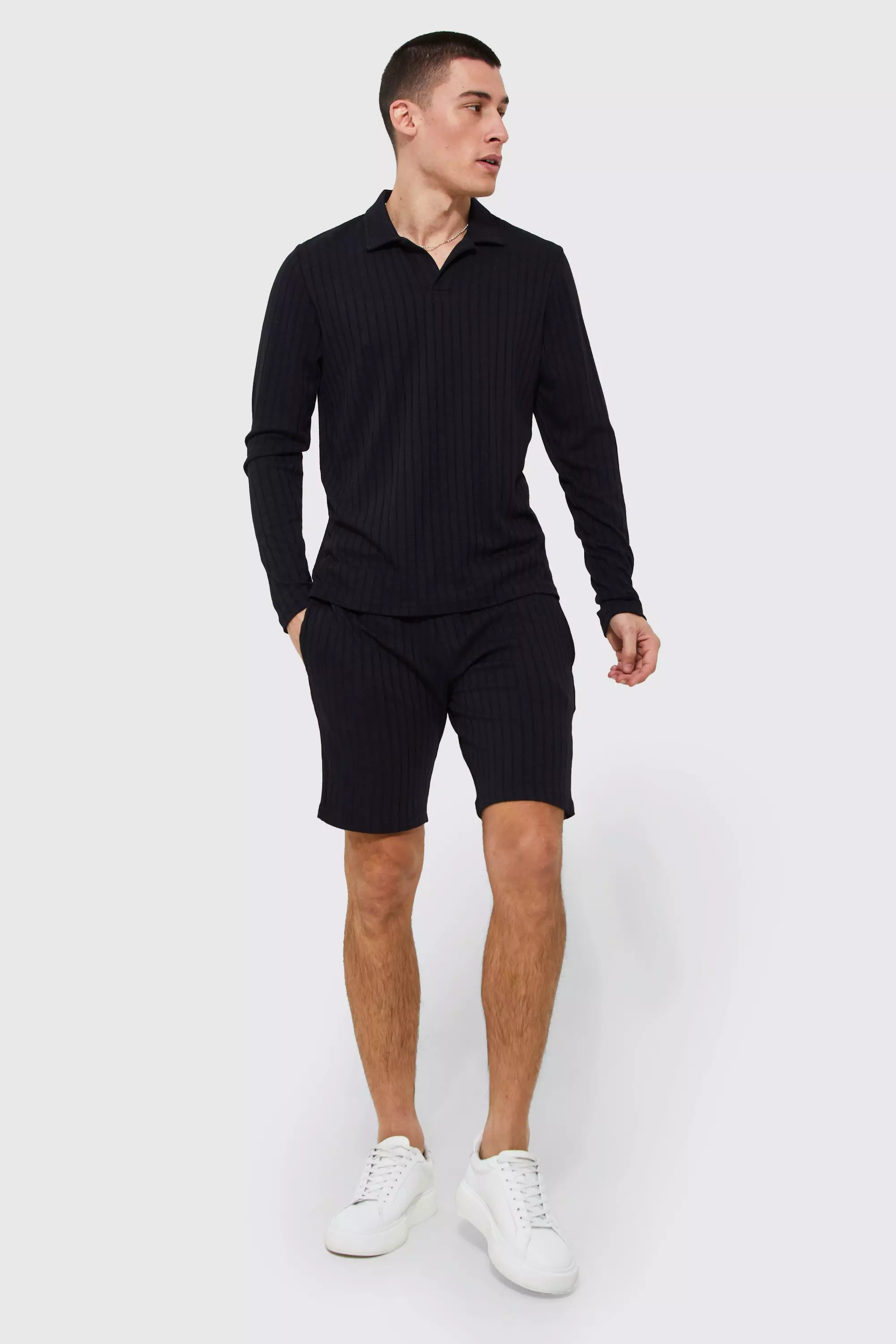 Long sleeve 2024 with shorts