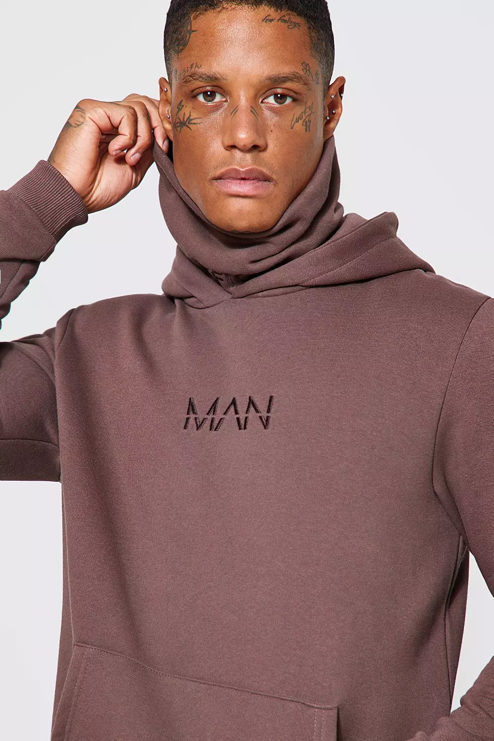 Man Official Jersey Hoodie With Snood