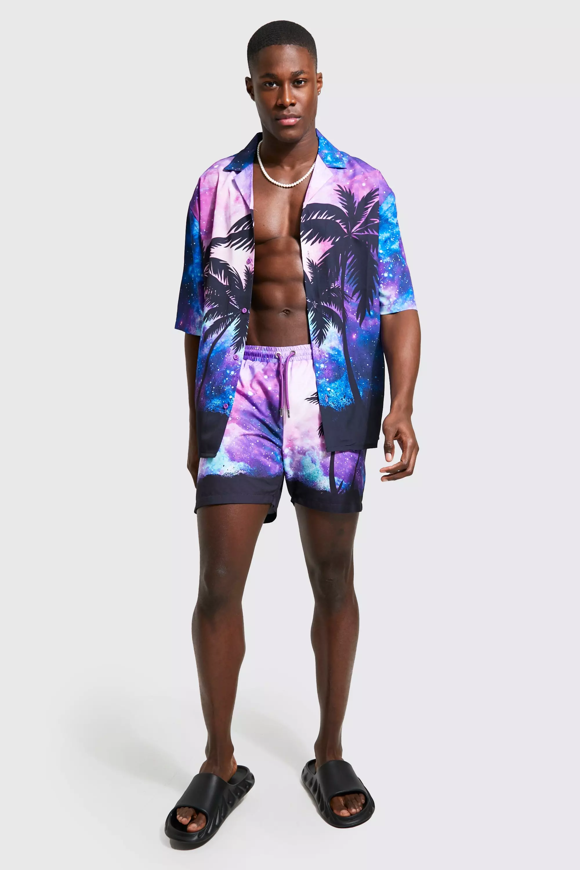 Galaxy mens hot sale swim trunks