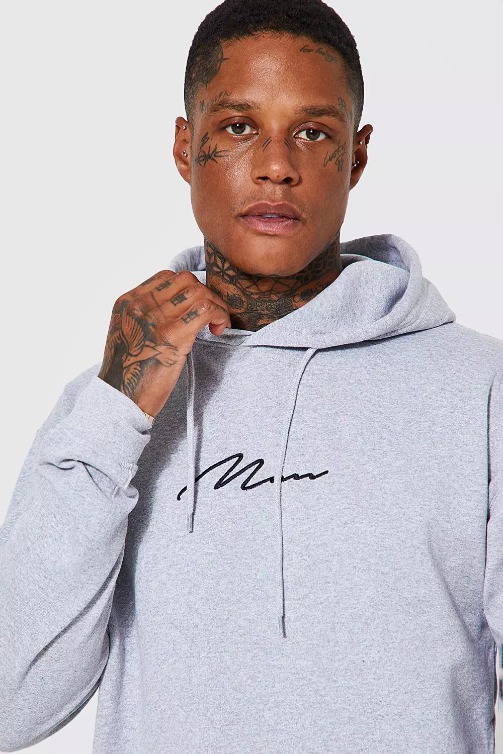 Boohooman hot sale signature hoodie