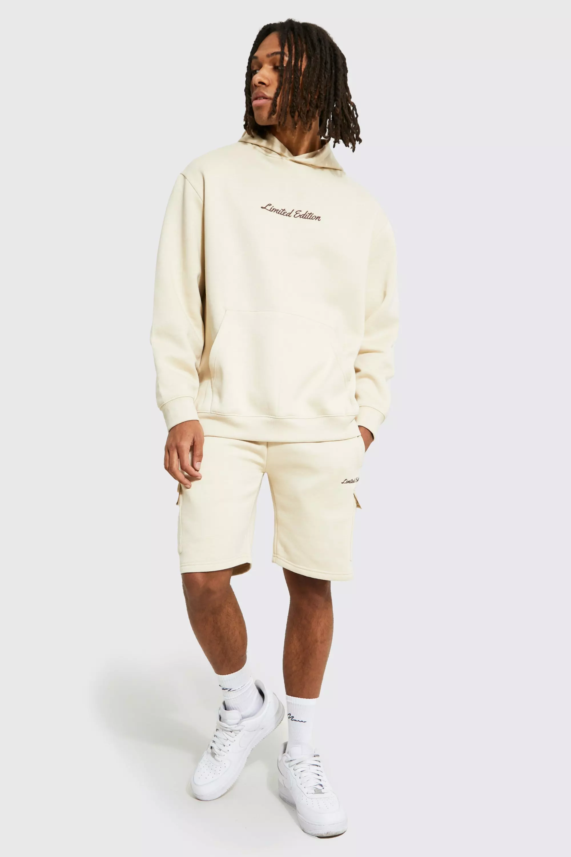 Boohooman cheap short tracksuit