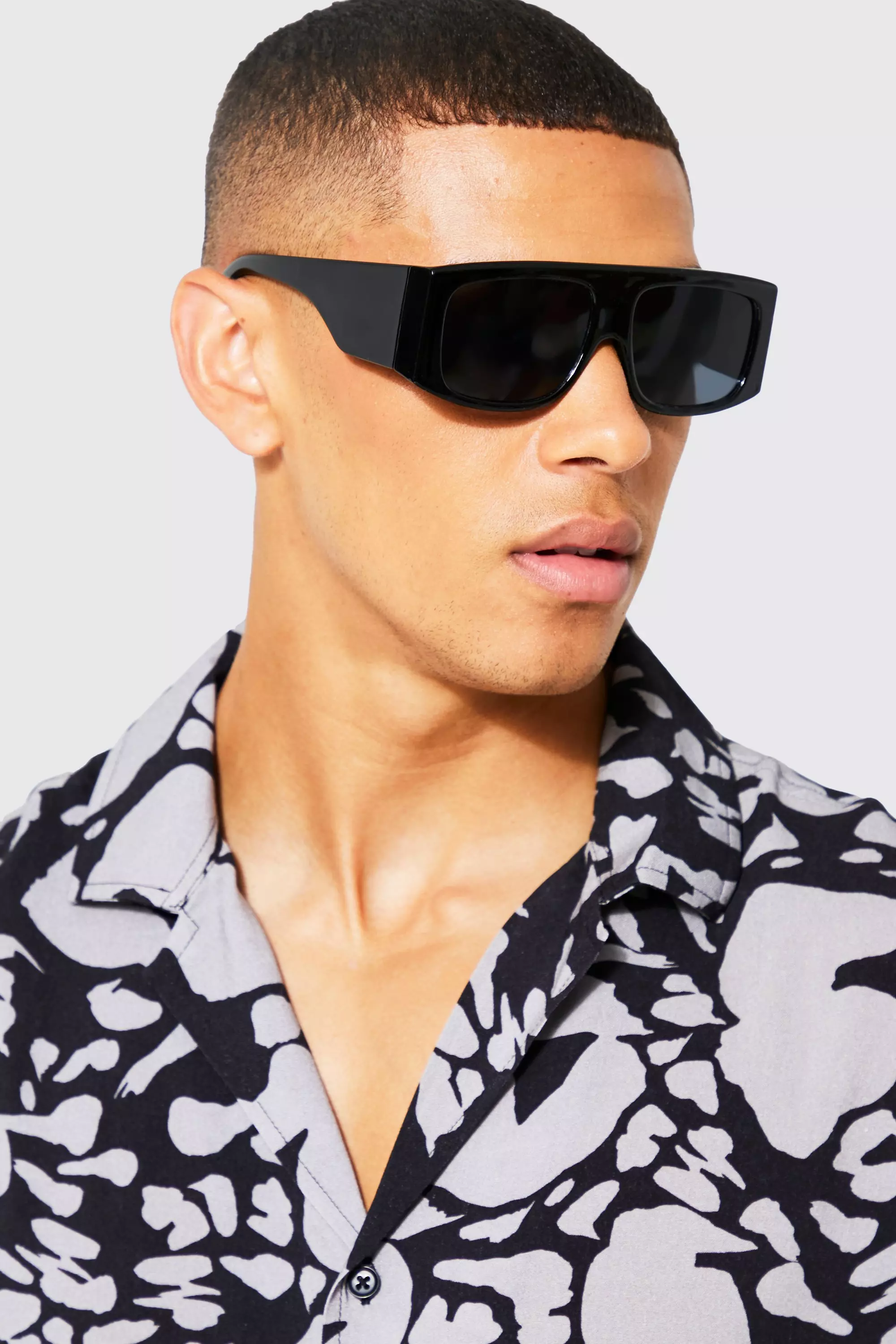 Flat brow sunglasses store mens