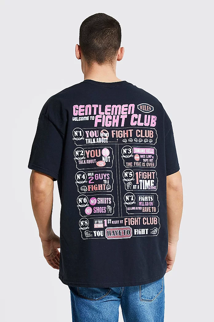 Oversized Fight Club License T-shirt