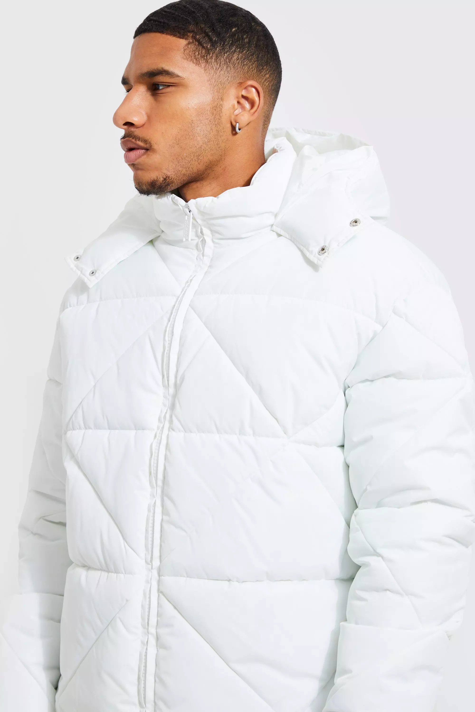 Abstract Quilted Puffer