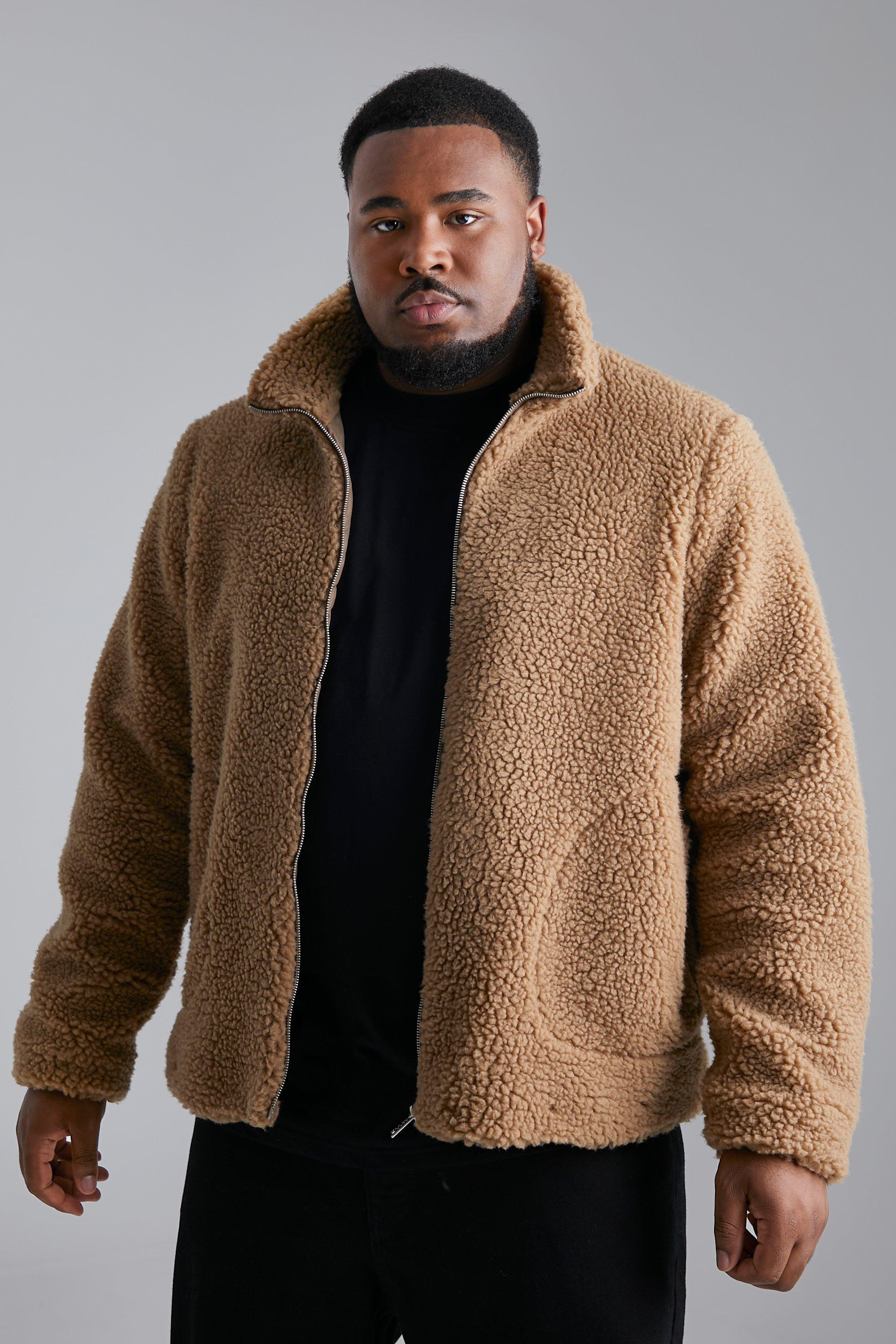 mens teddy bear jacket