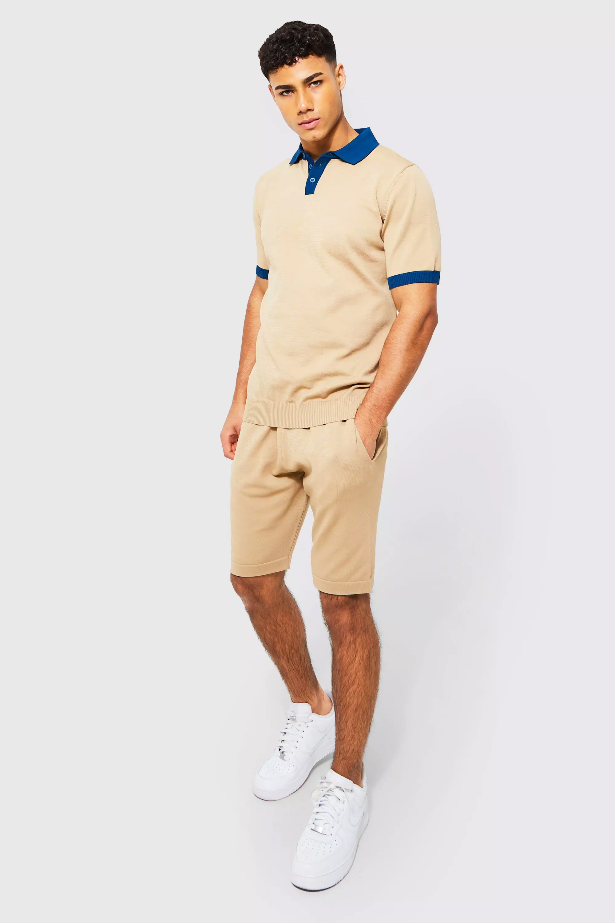 Polo knit hot sale shorts