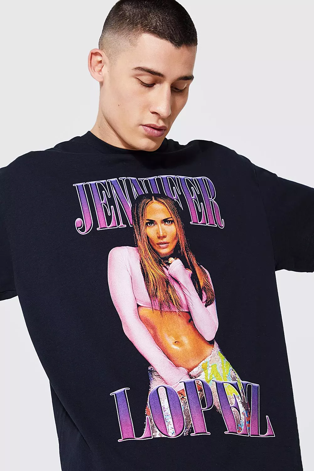 Oversized Jennifer Lopez License T shirt