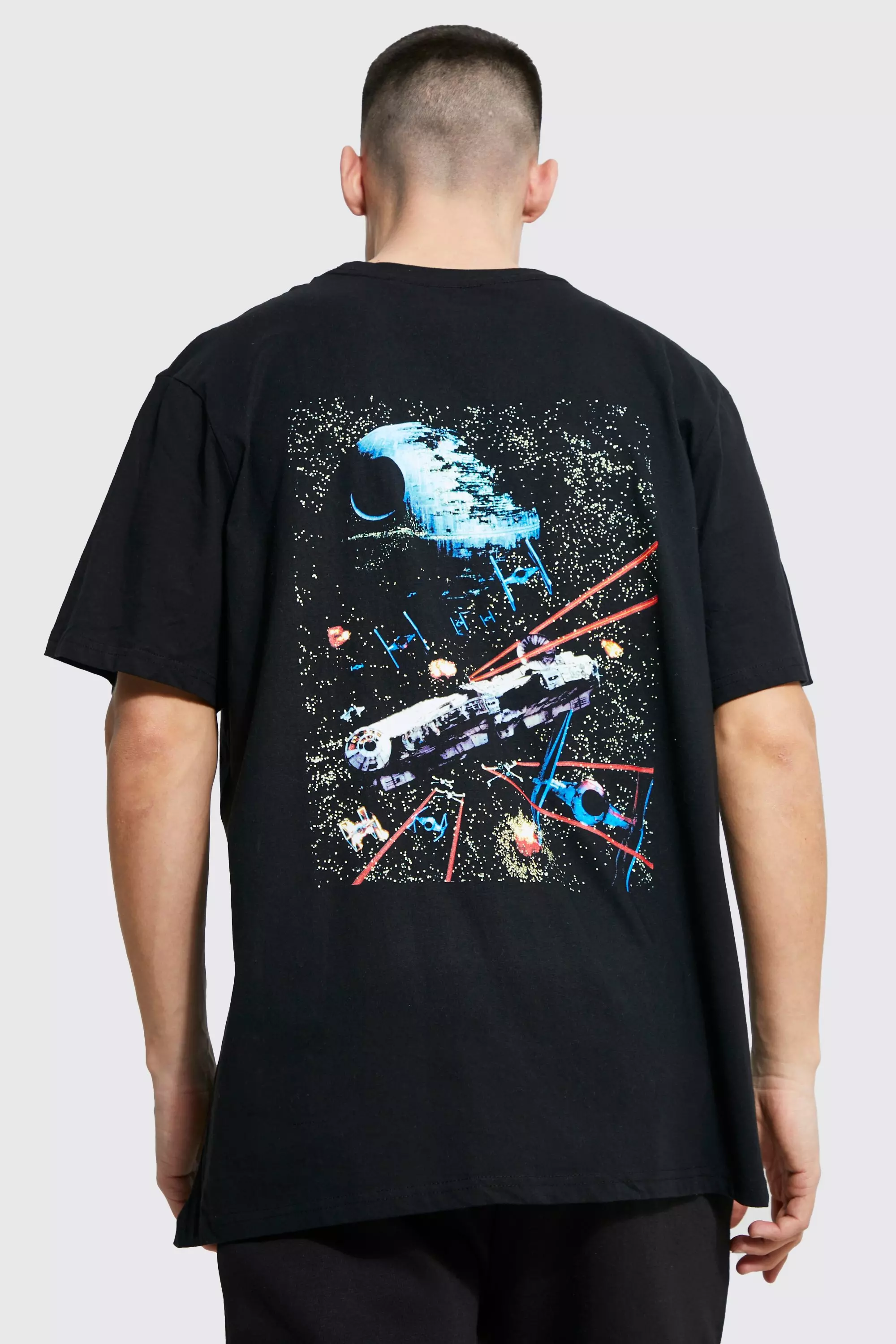 Printed T-shirt - Black/Star Wars - Men