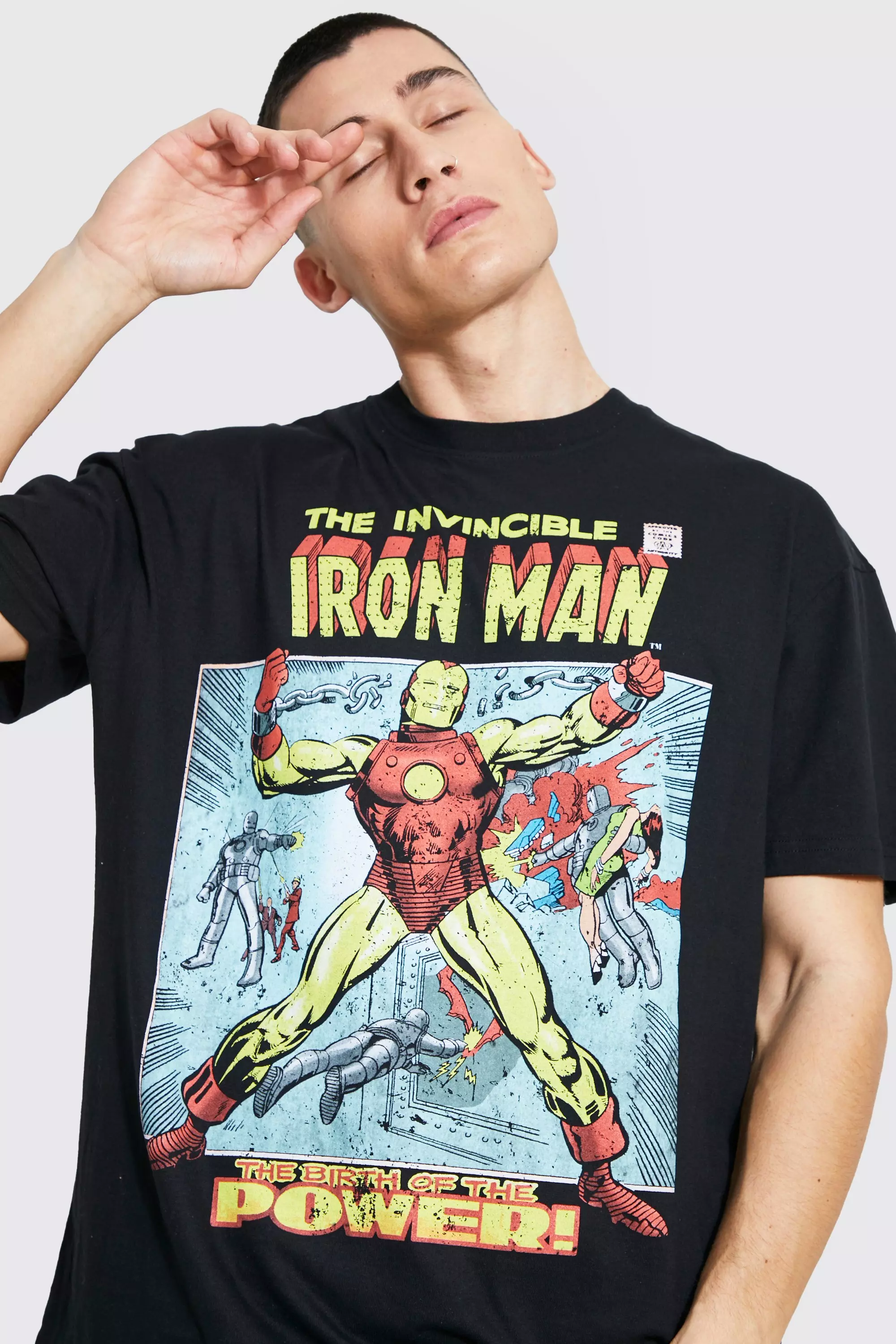 iron man comic shirt