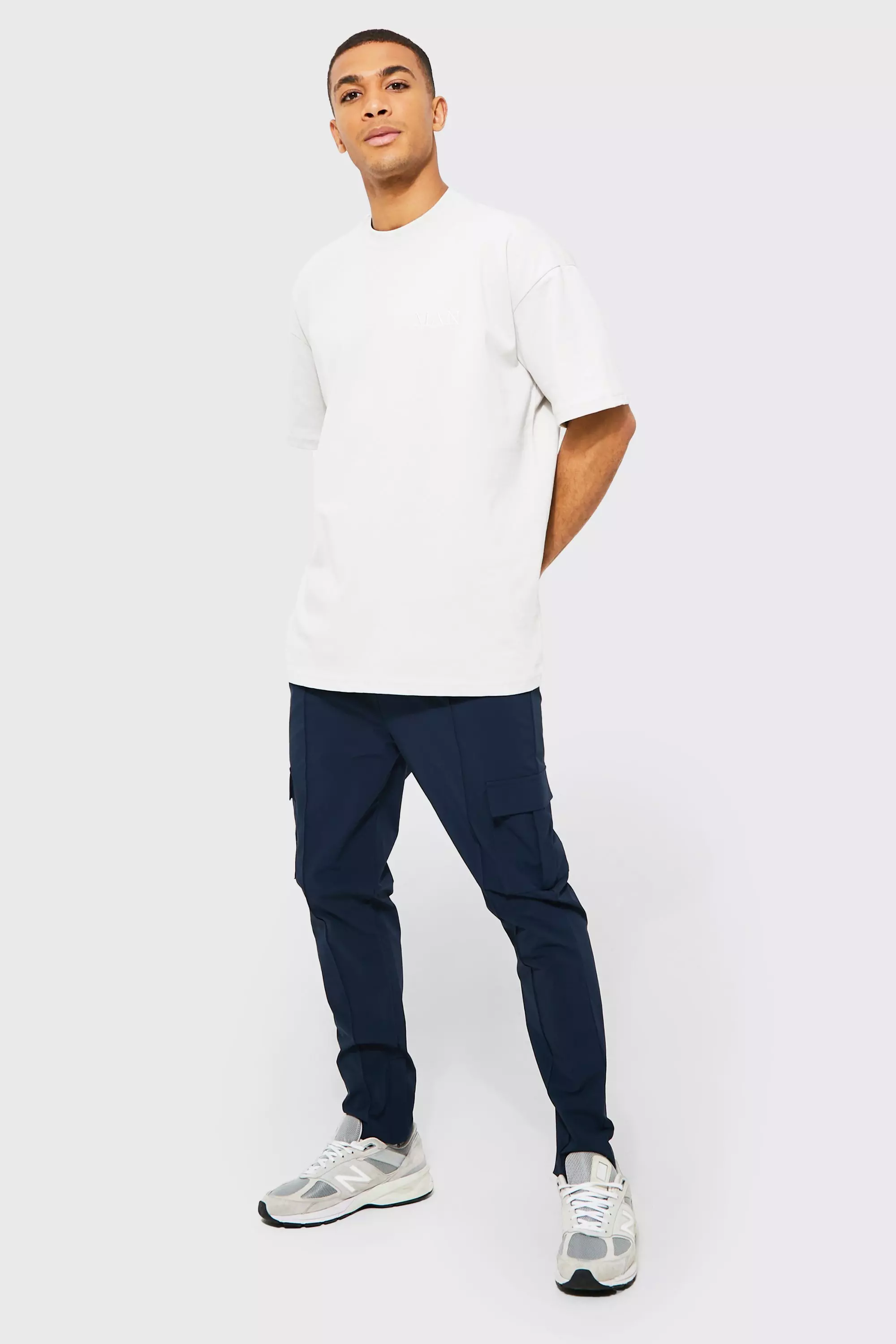 White shirt sale and jogger pants