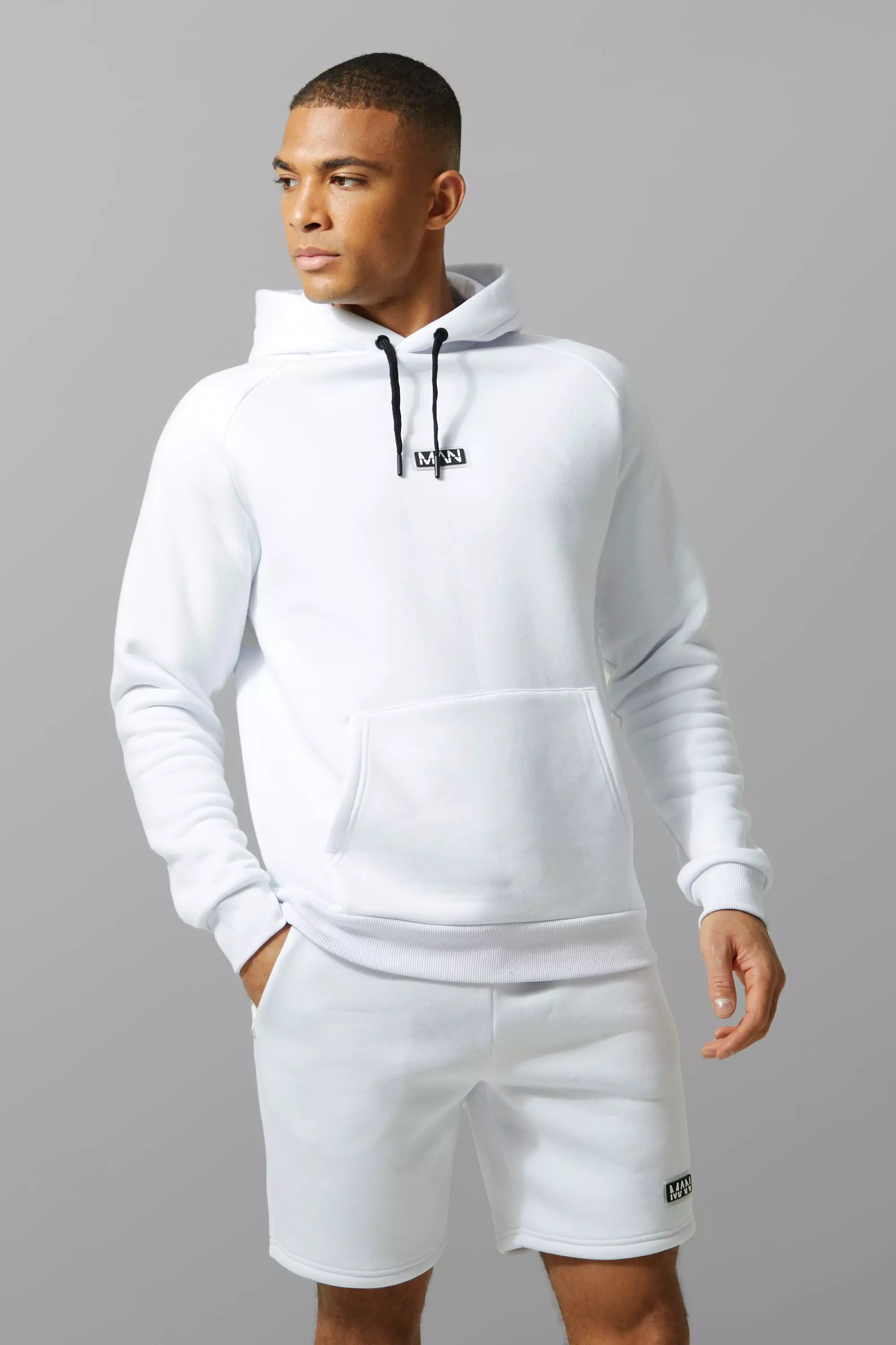 Man Active Training Hoodie And Short Set