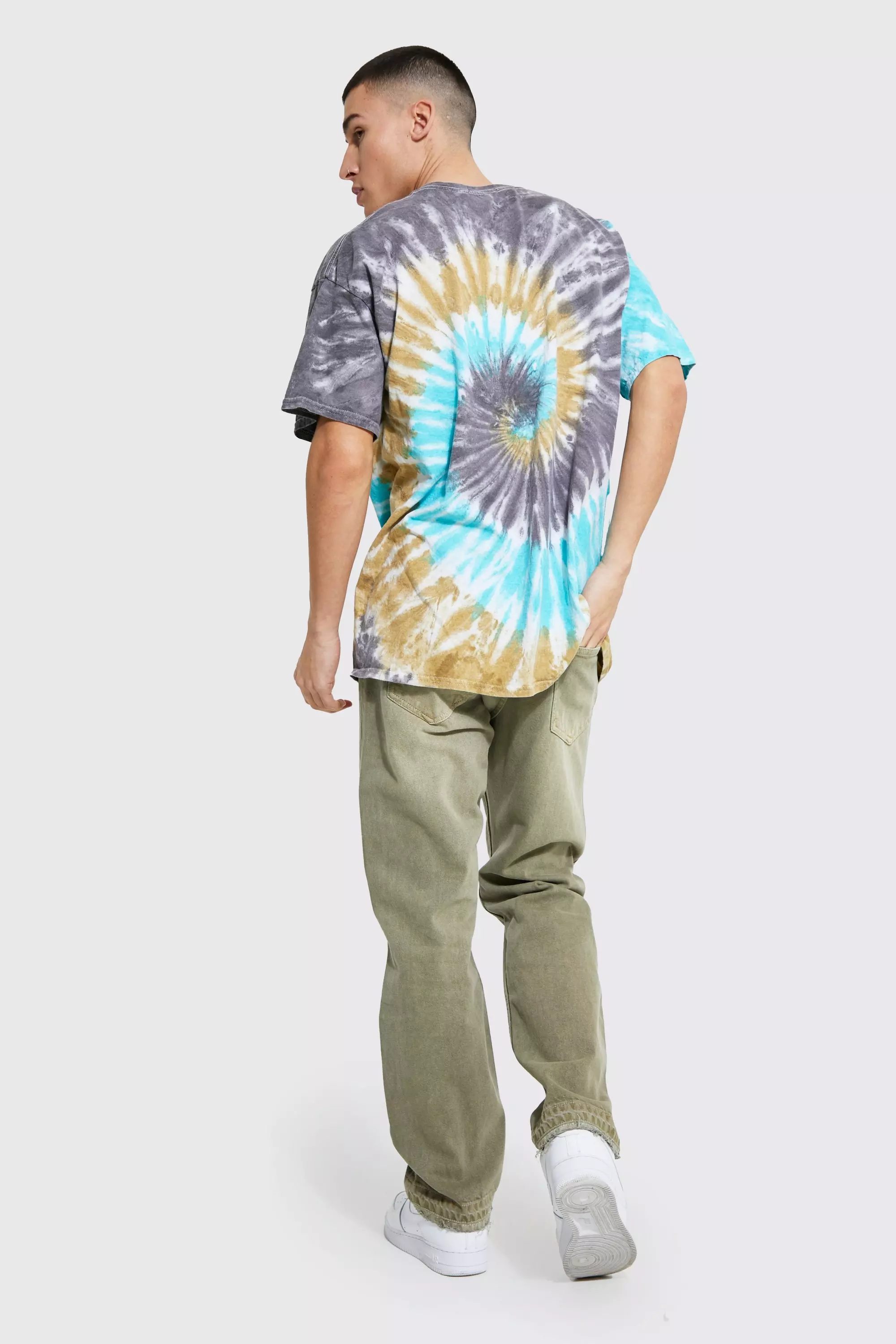 T shirt tie online dye homme