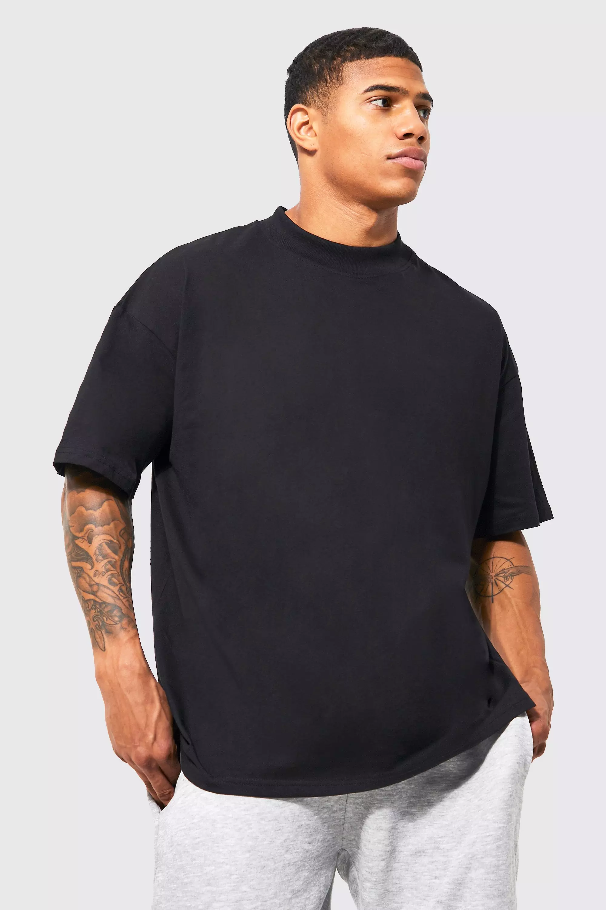 Oversized Extended Neck T-shirt