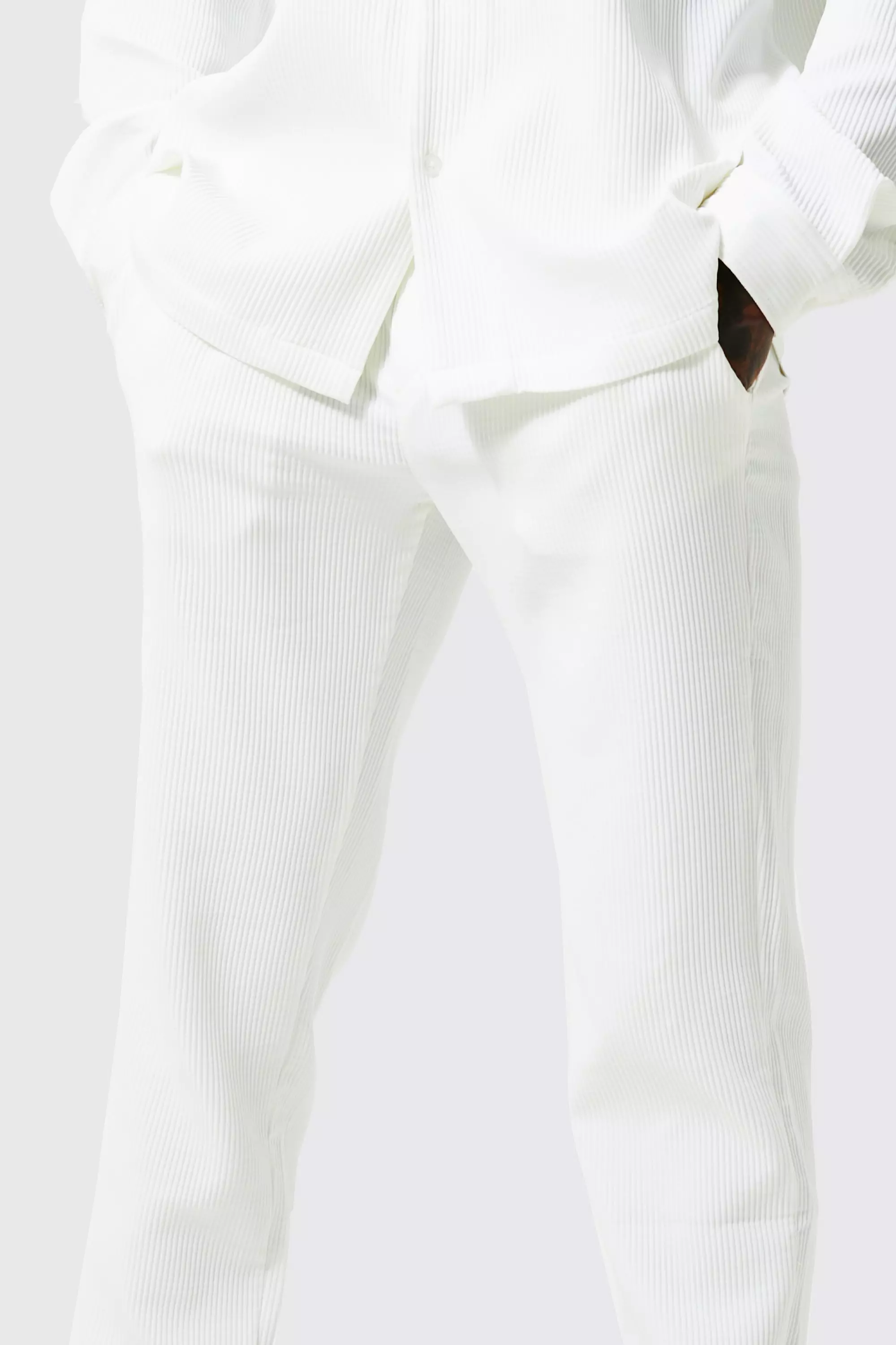 Homme Plisse Issey Miyake Men's Pleated Slim-Fit Trousers