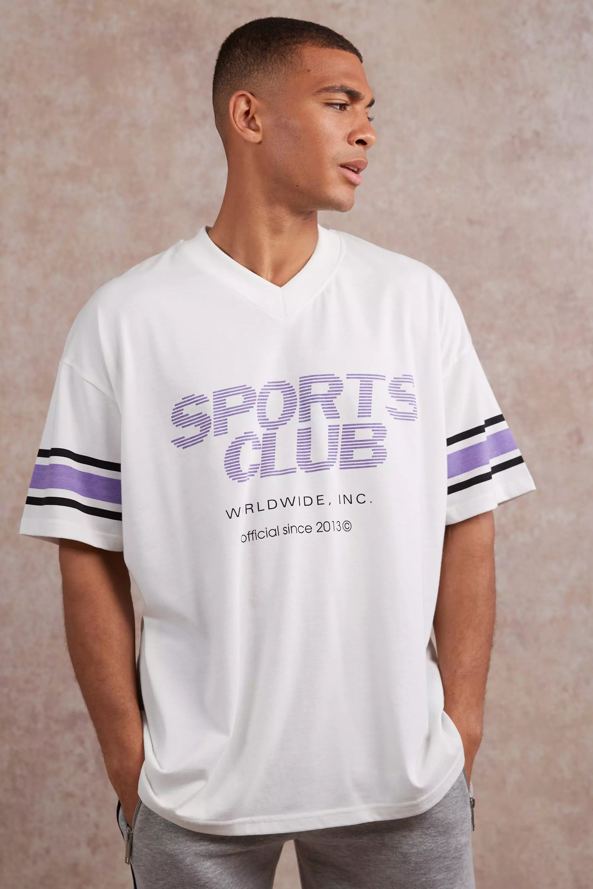 Oversized baseball sale tee