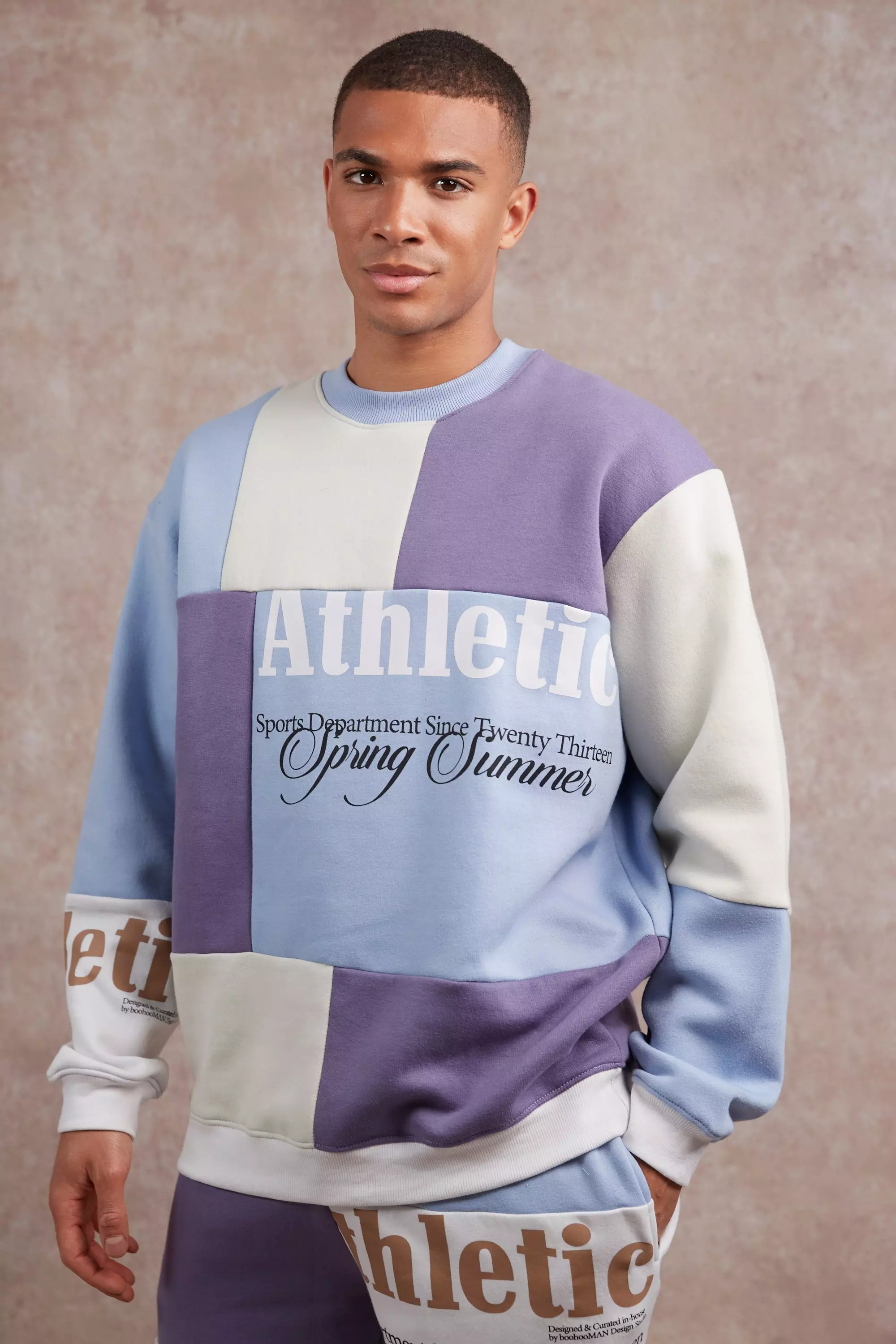 Patchwork sweatshirt store