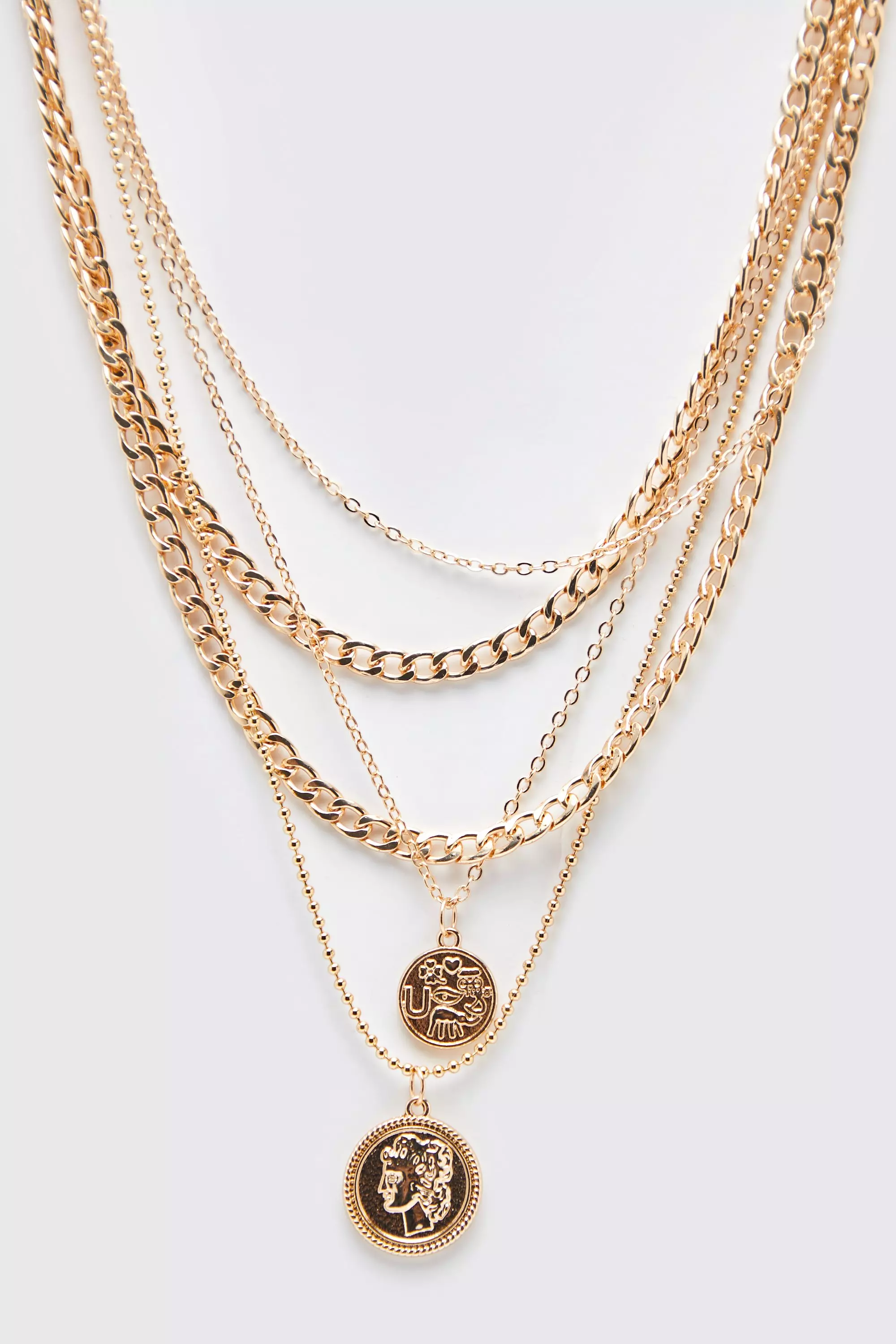 Multi layer on sale pendant necklace