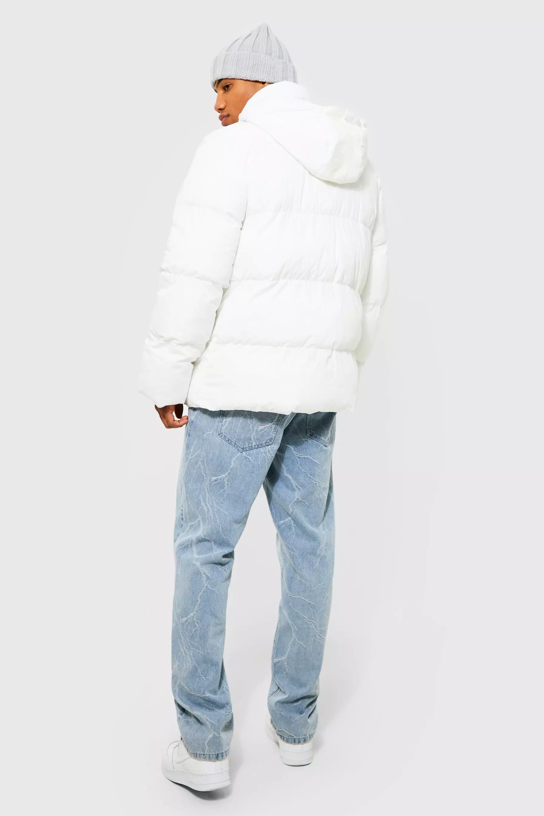 Oversized Soft Hooded Puffer