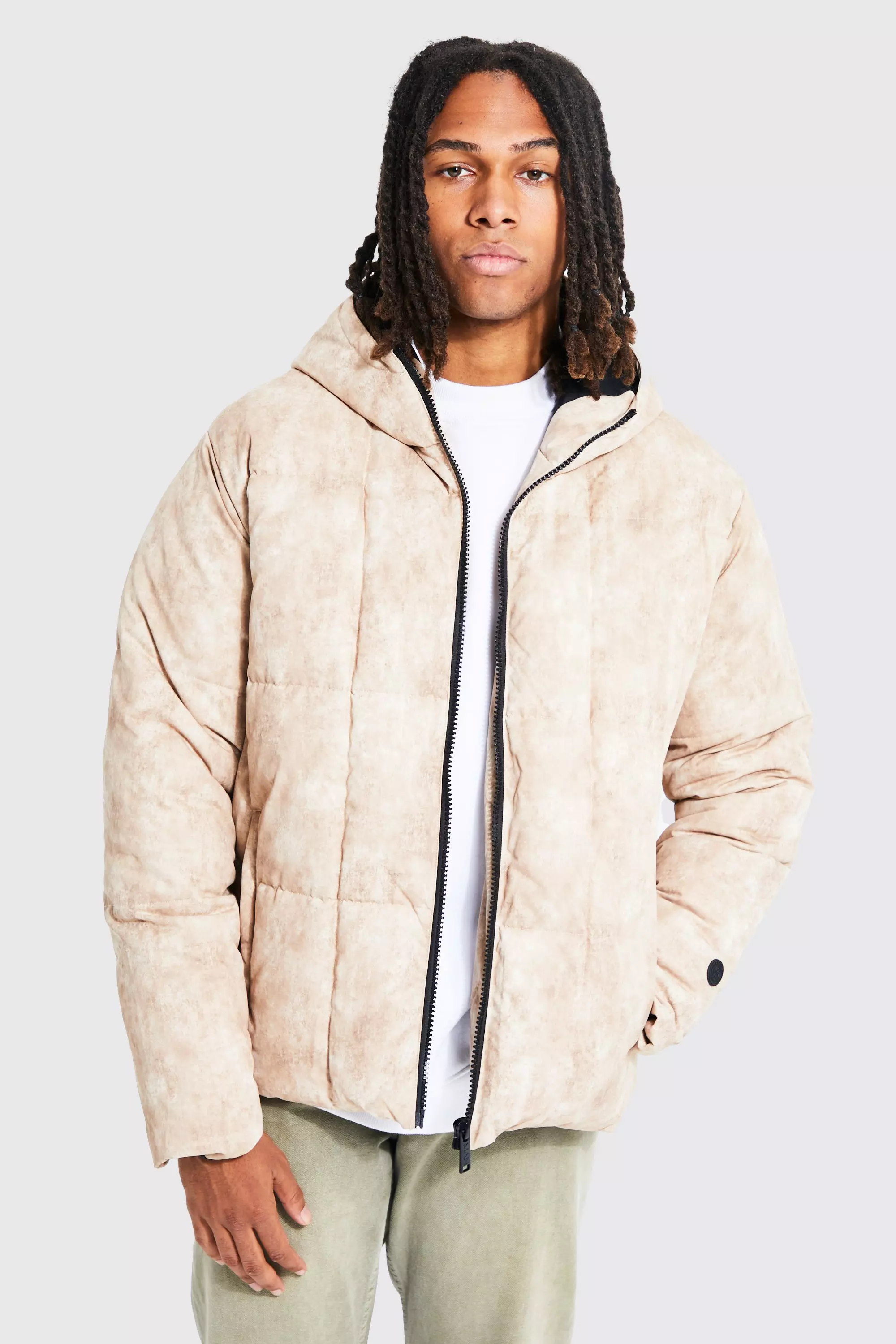 Tie-Dye Shearling Hoody - Men - Ready-to-Wear