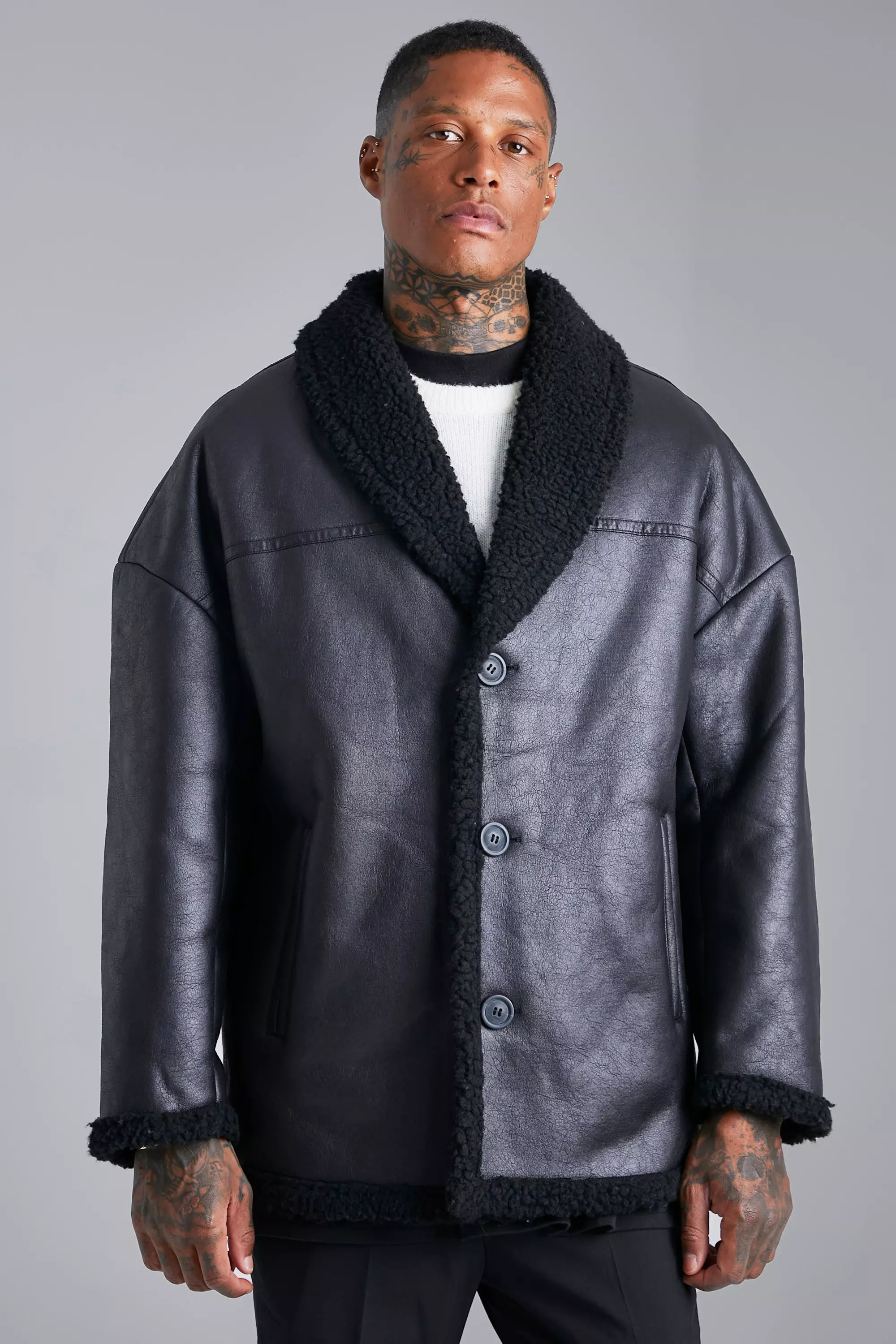 Borg on sale trim jacket