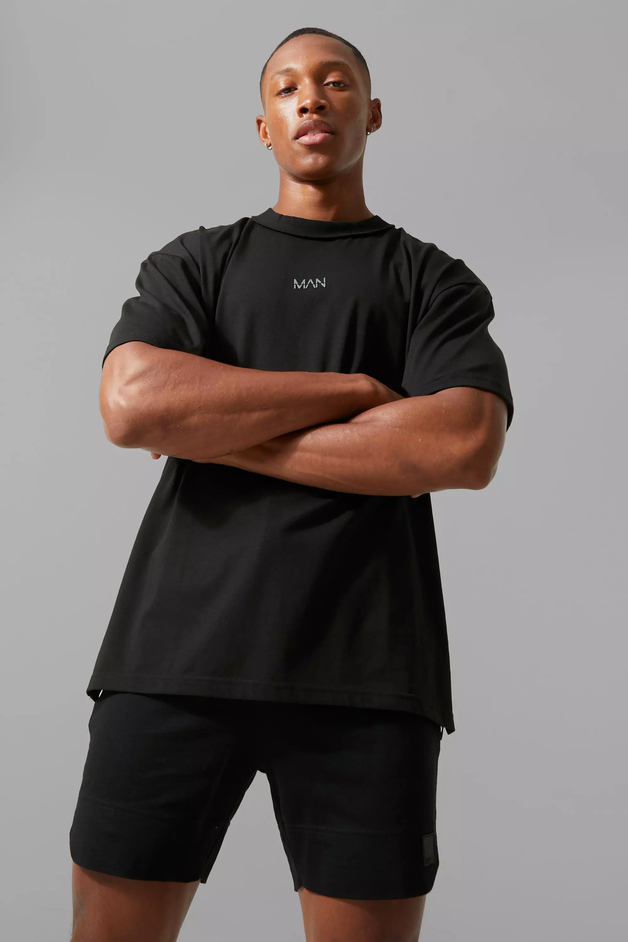 MAN Active Gym Oversized T-Shirt with Seam Detail