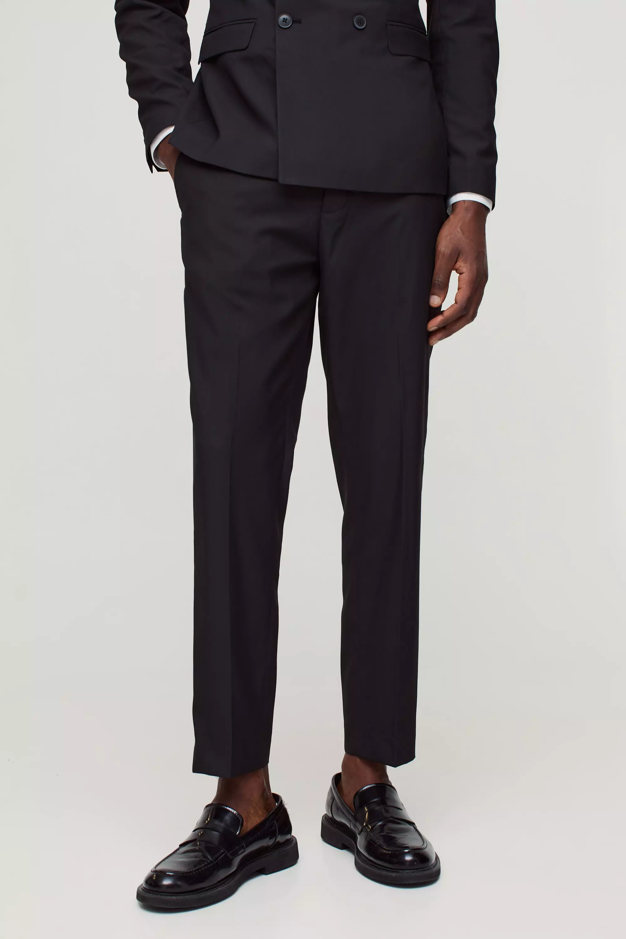 Slim Cropped Dress Pants