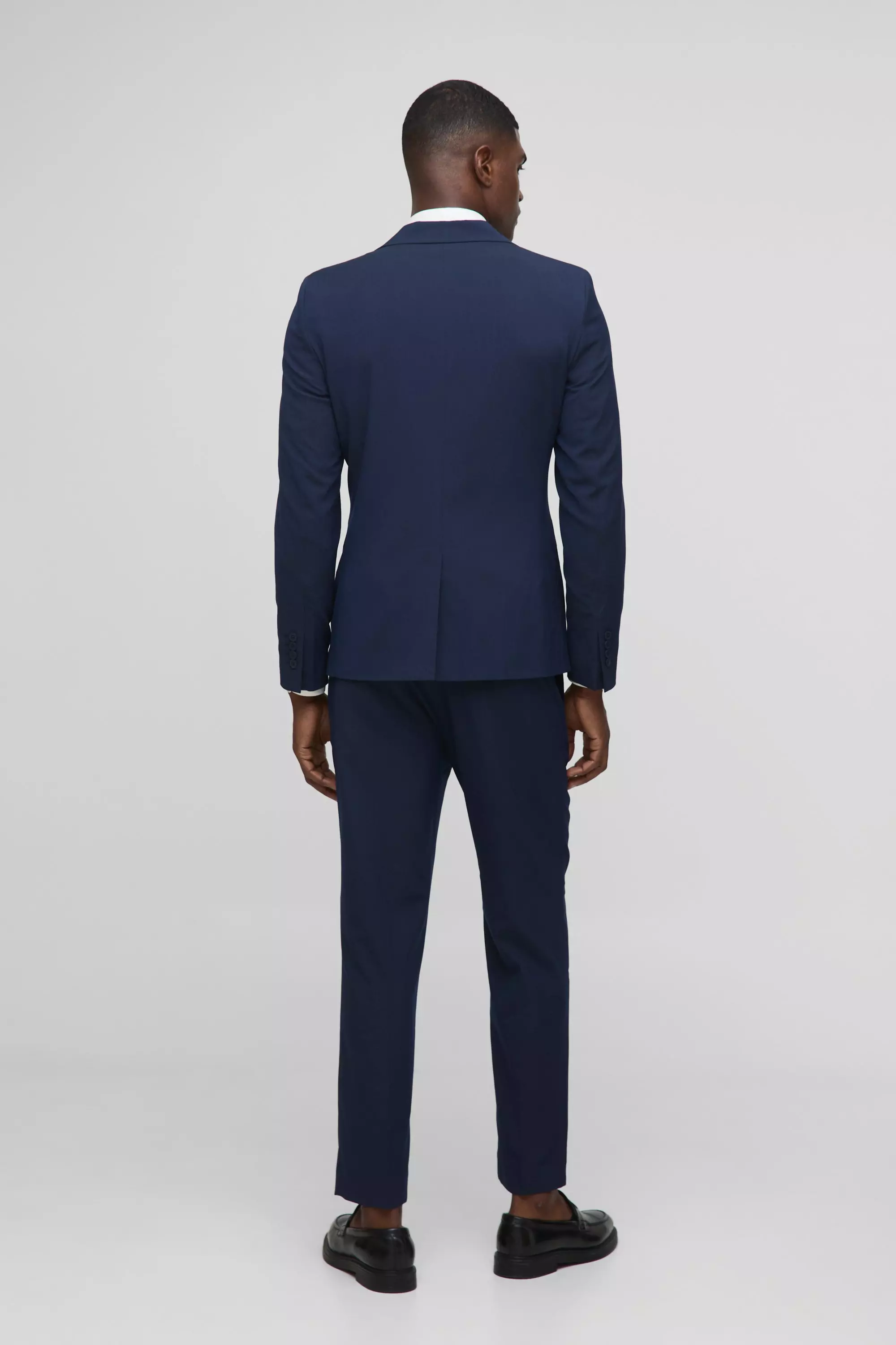 Skinny Cropped Suit Trousers