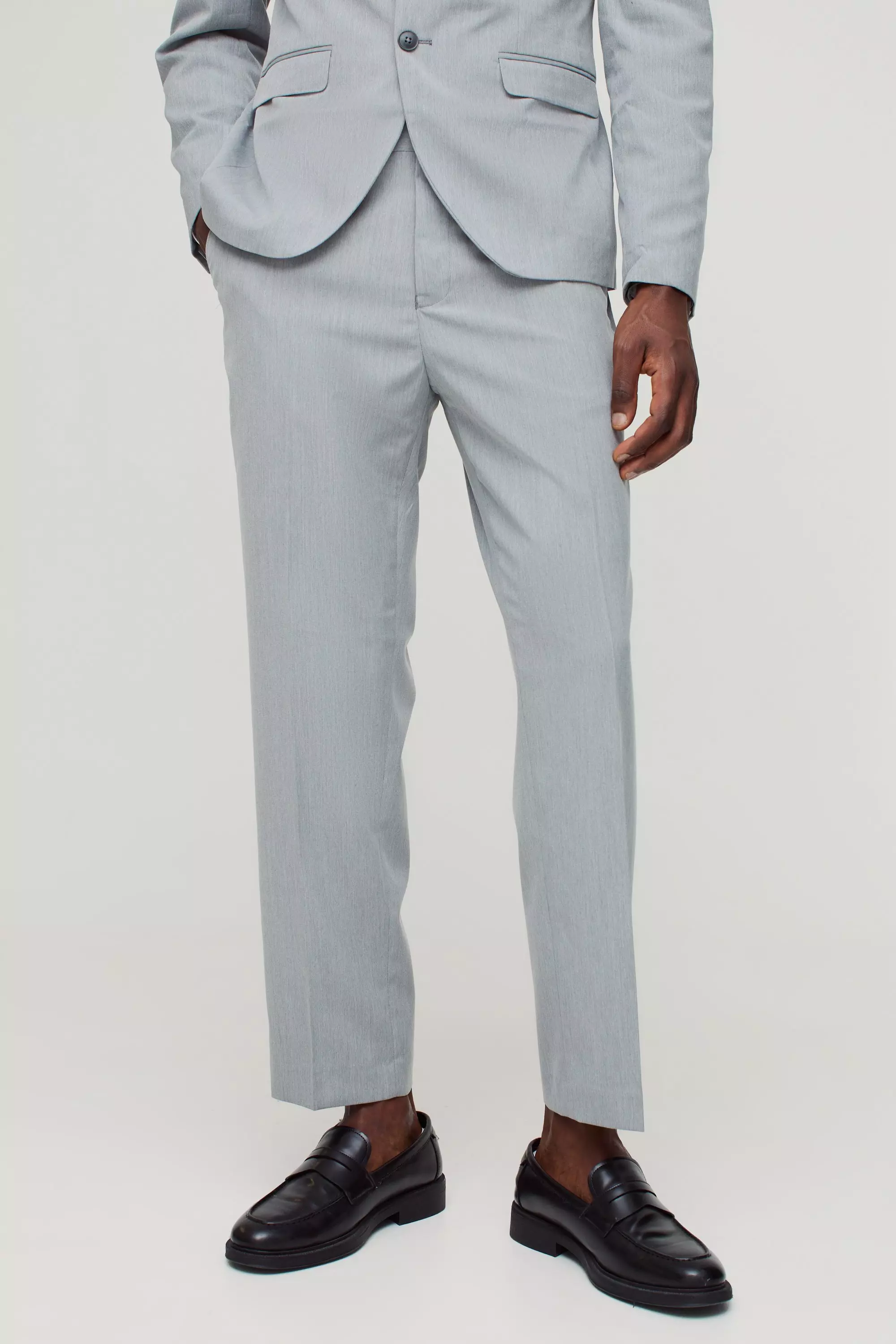 Slim Cropped Suit Pants