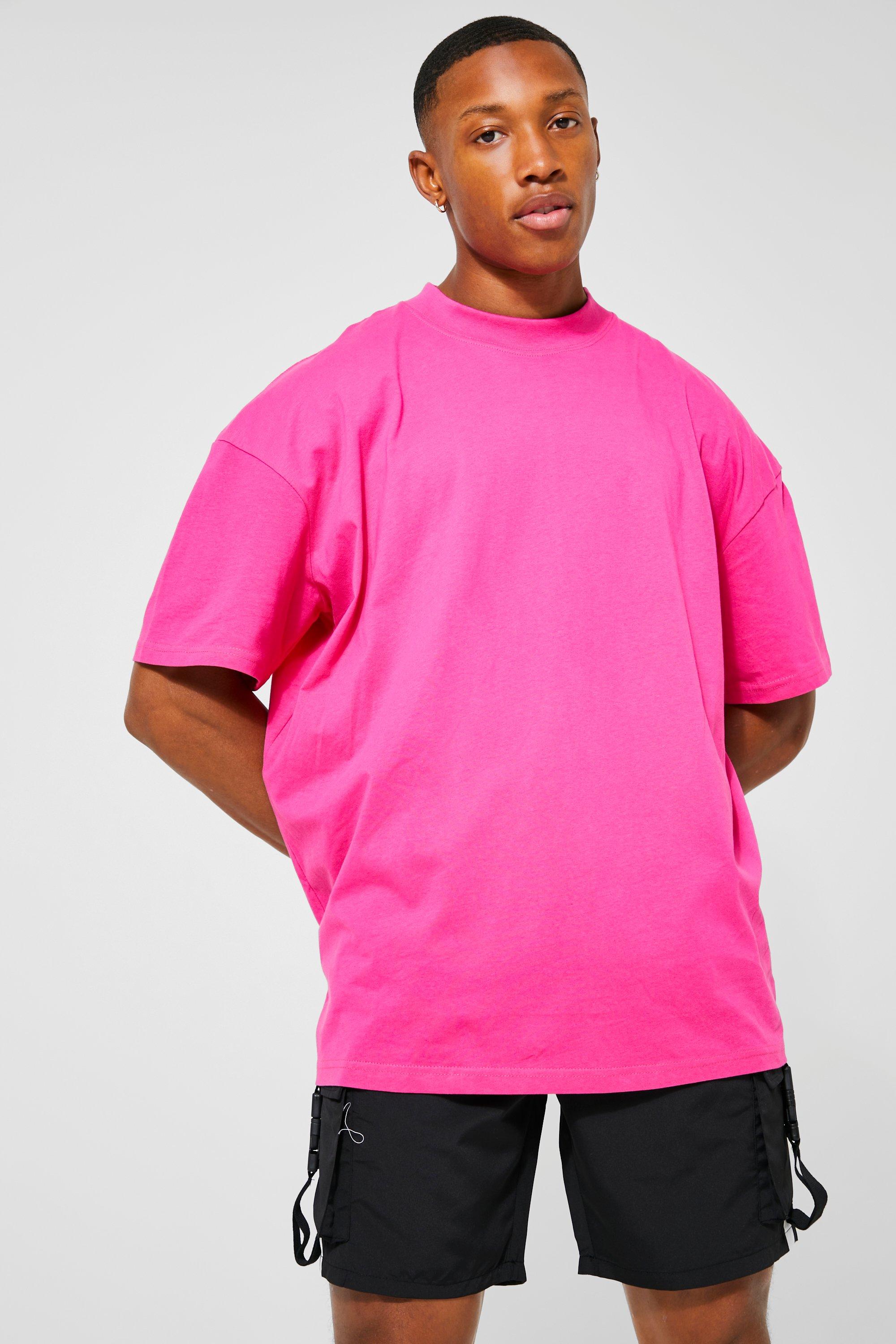 T-Shirt Oversize - Rose - S, Rose