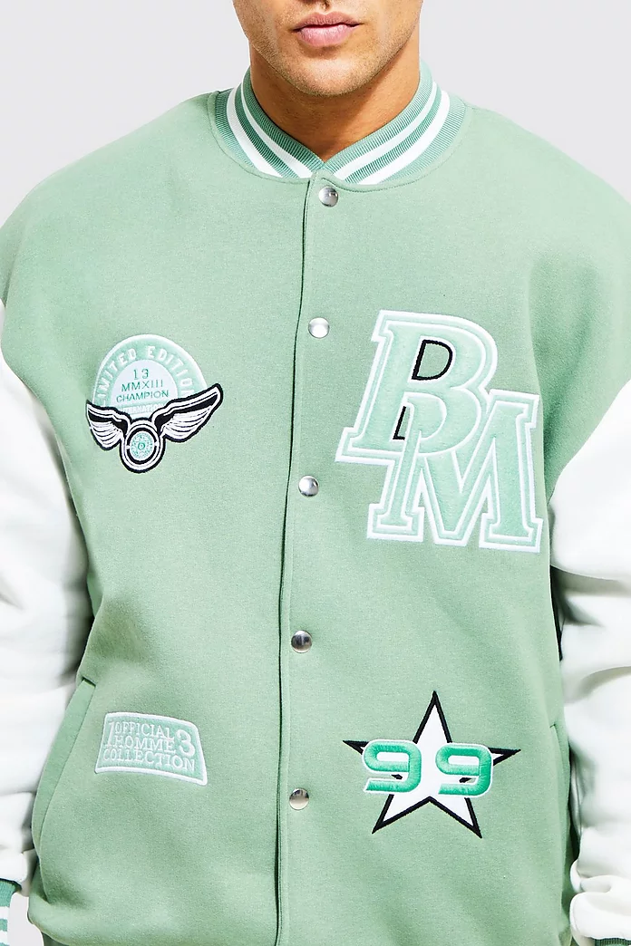 Mmxiii Varsity Jacket | boohooMAN