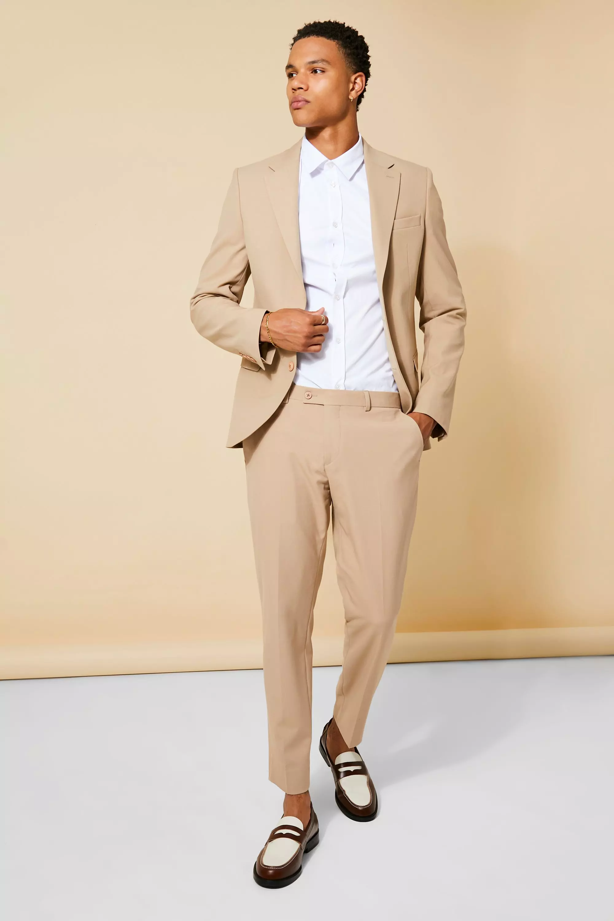 Tan Suit Pants by SuitShop