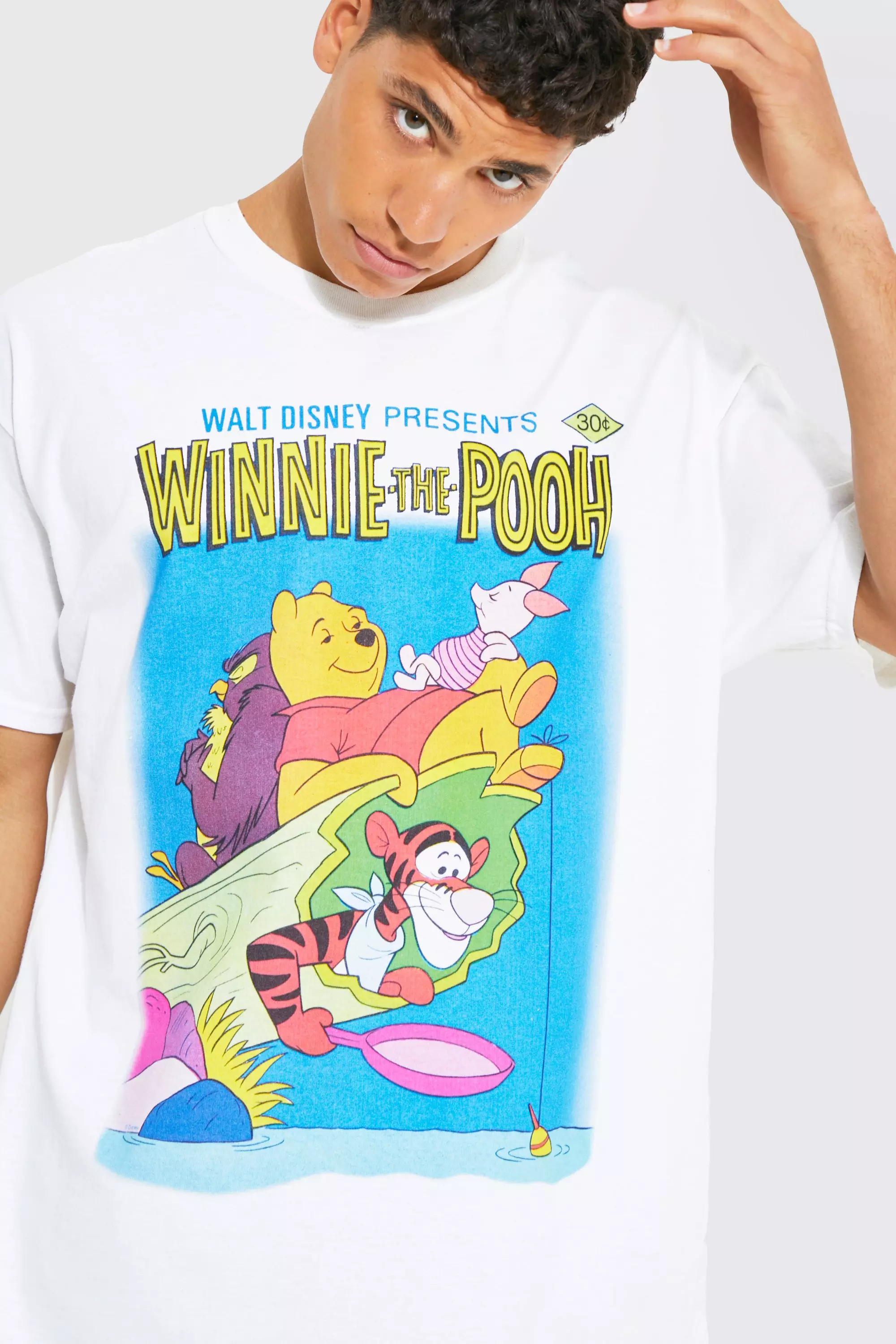 Oversized Winnie The Pooh License T shirt