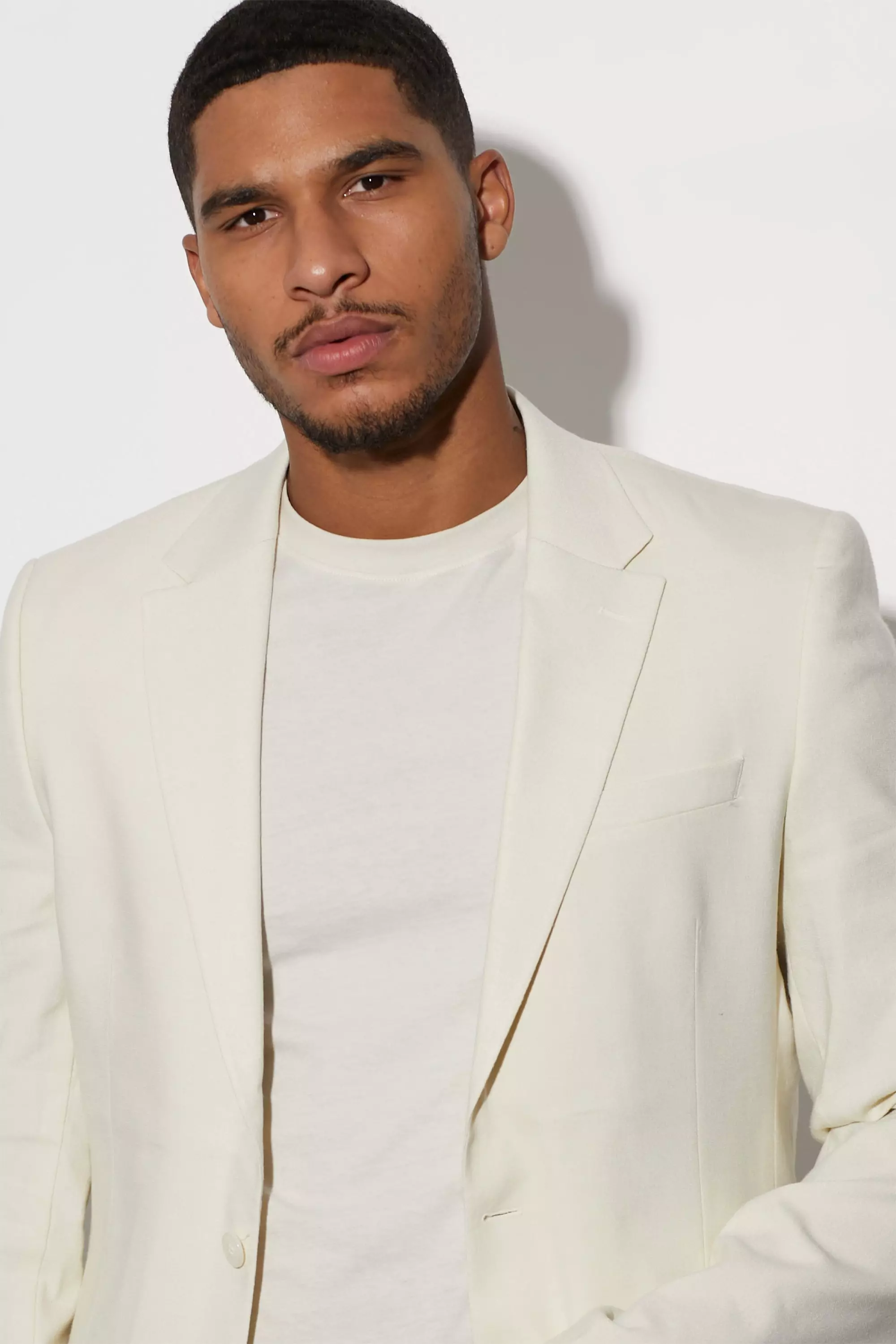 Slim on sale linen suit