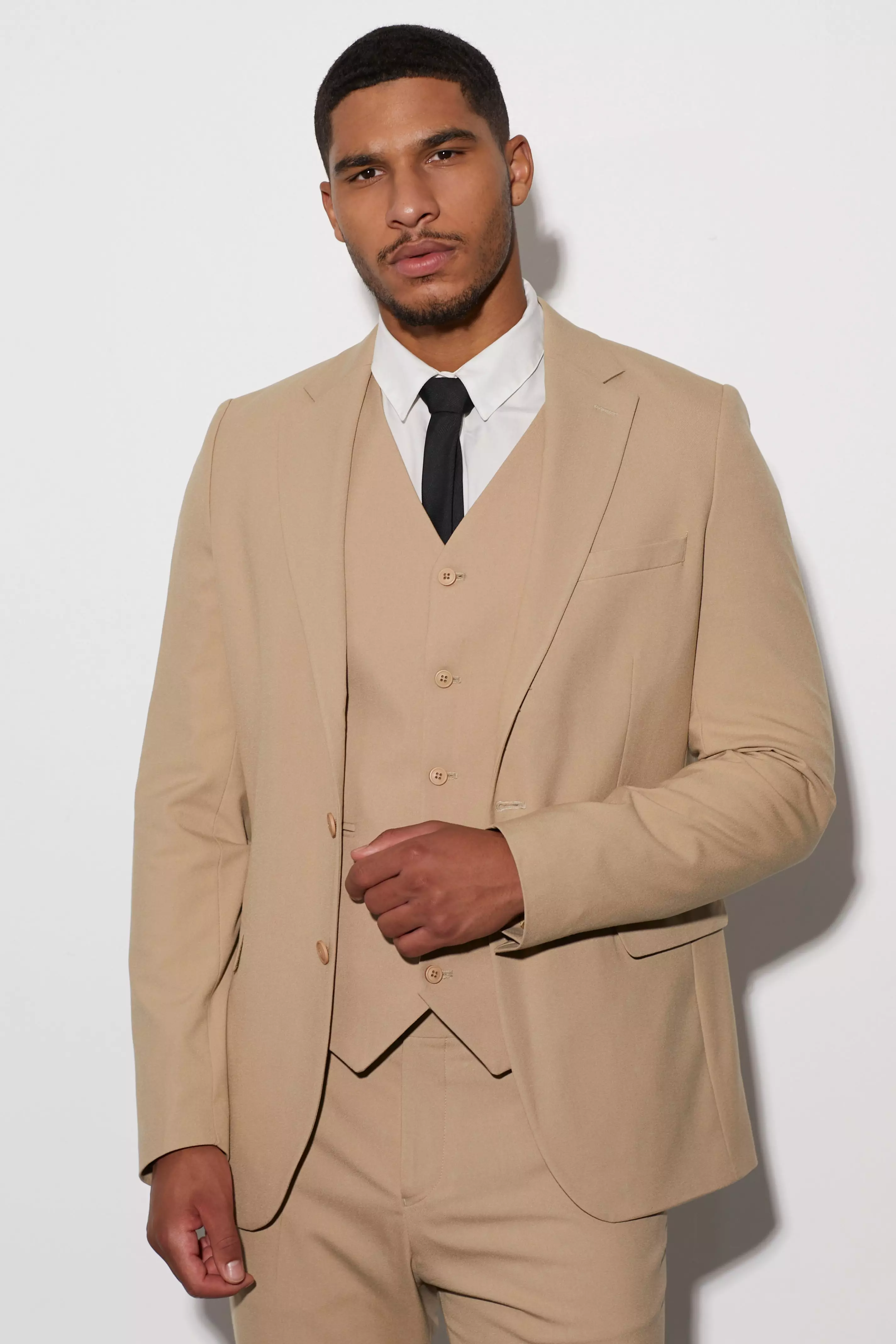 Beige suit jacket mens sale