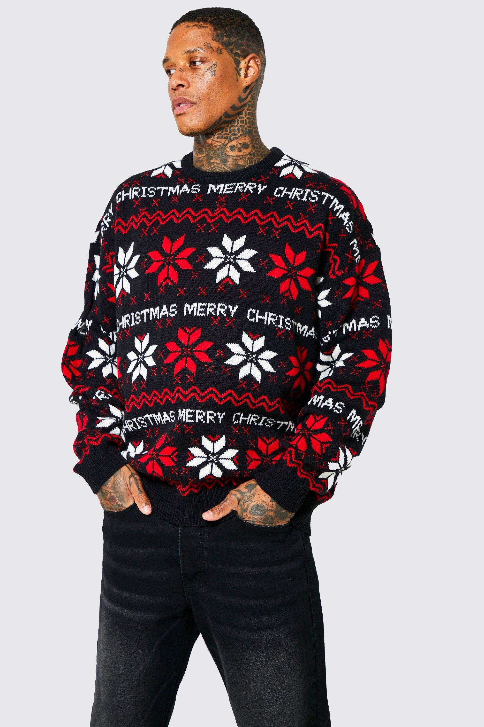 oversized fairisle jumper