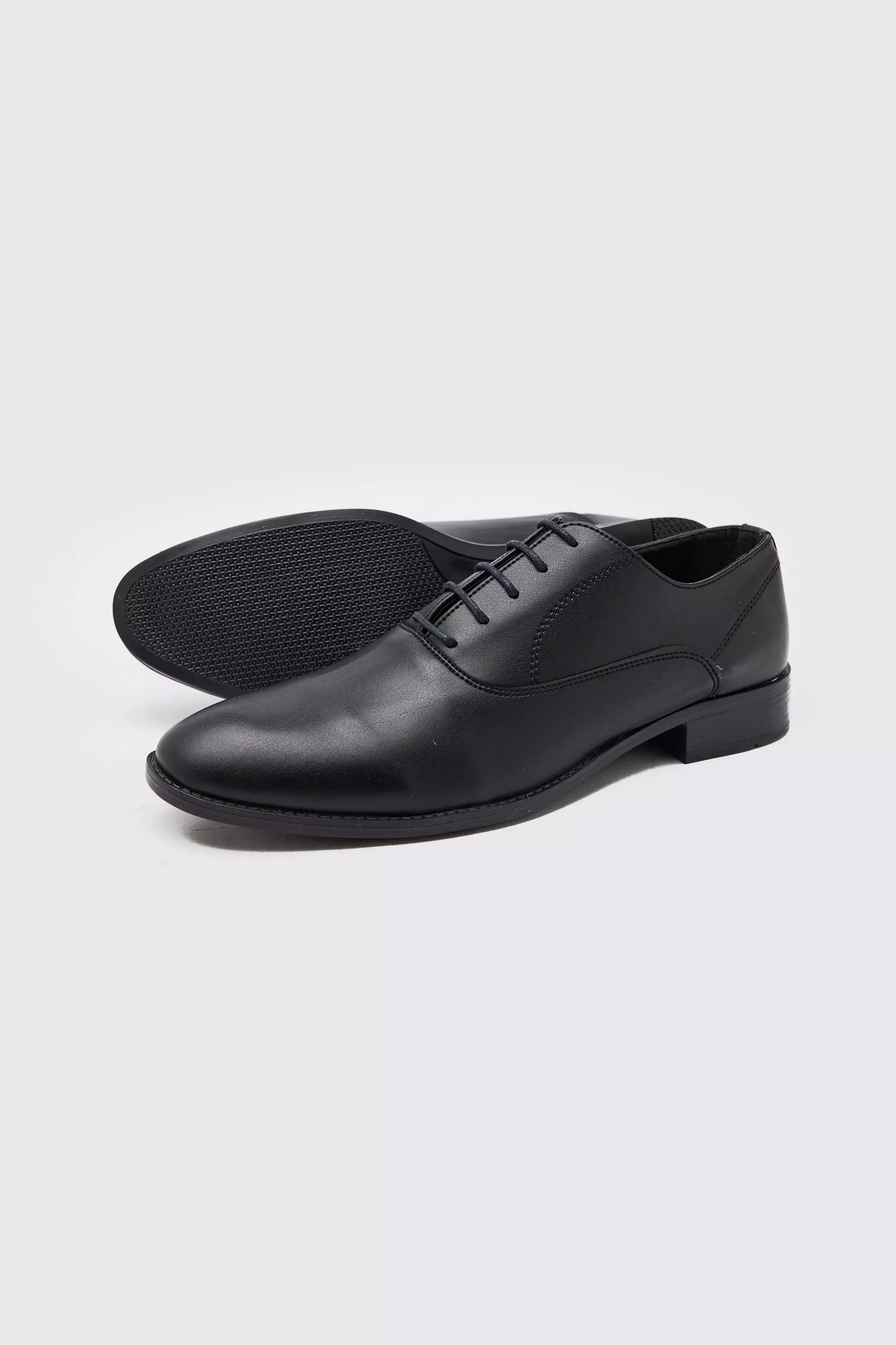 Faux deals leather oxfords