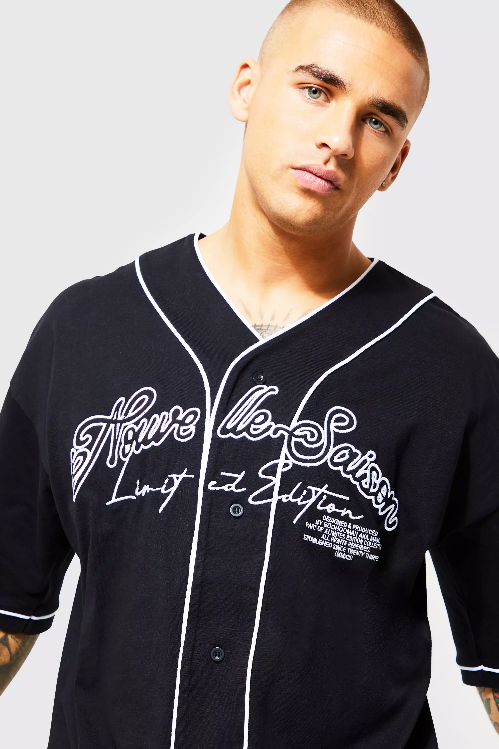 Loose Fit Baseball Short Set