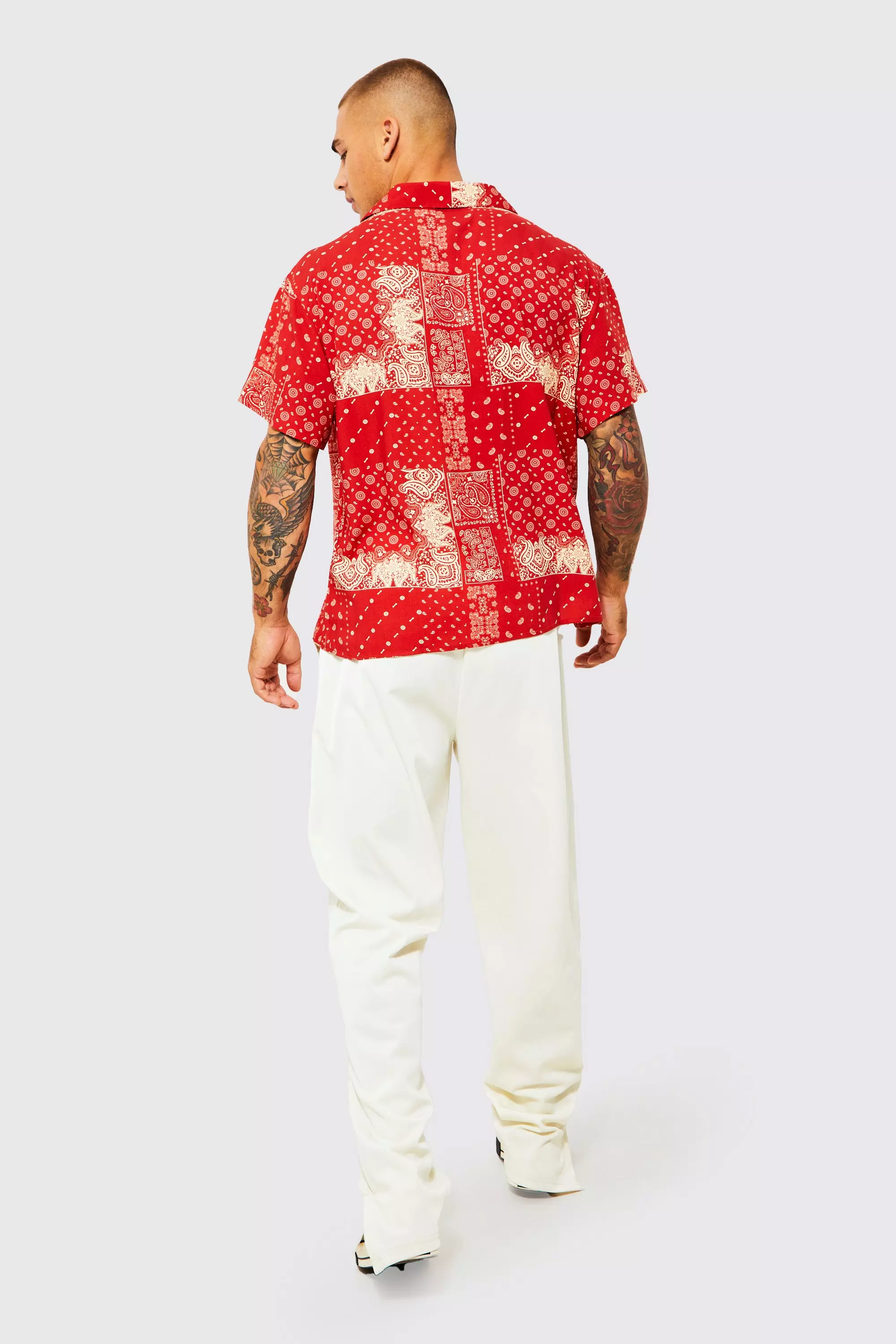 Polo Ralph Lauren Paisley Bandana Shirt in Red for Men