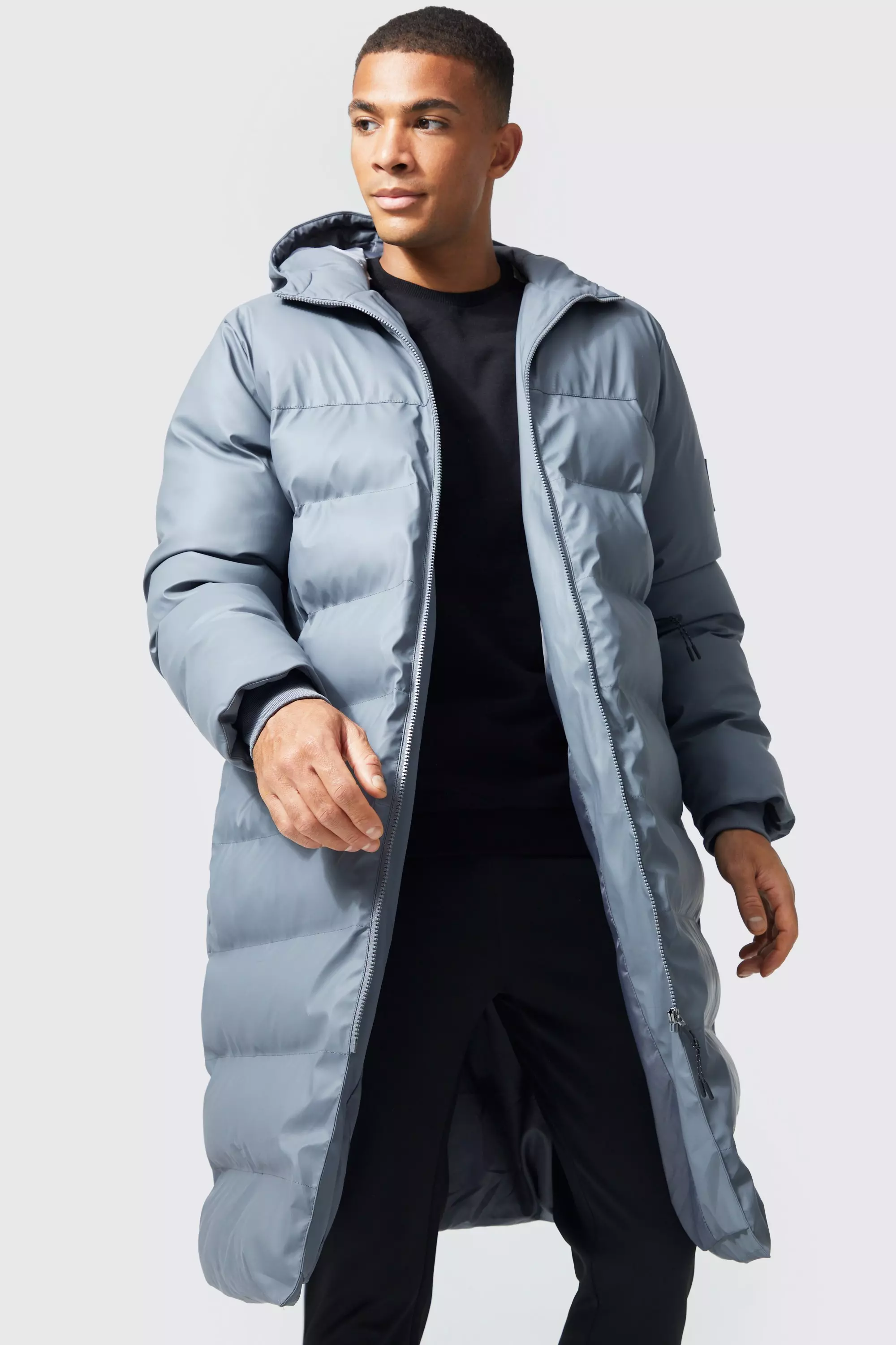 Men longline cheap puffer jacket