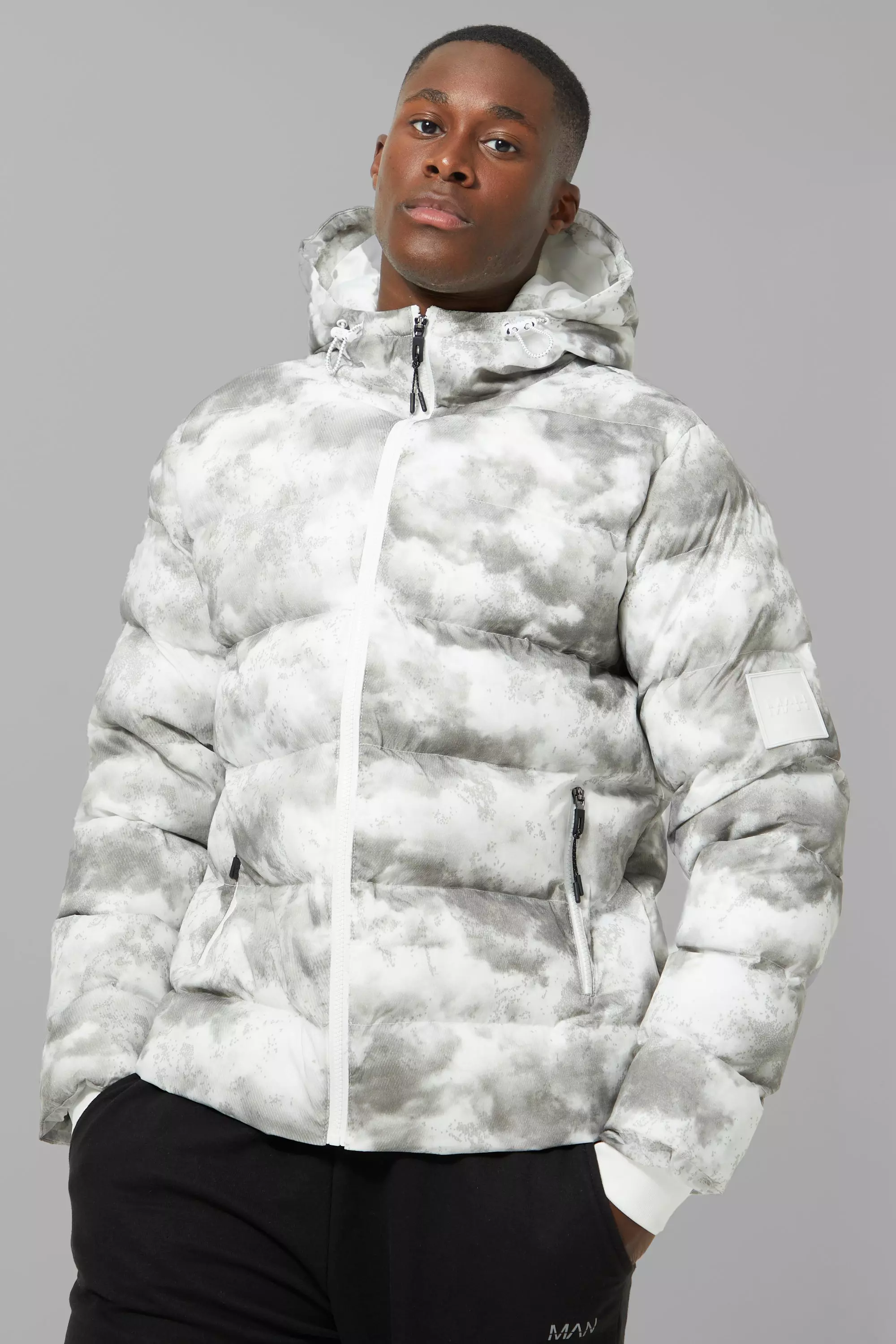 Snow hot sale camo coat