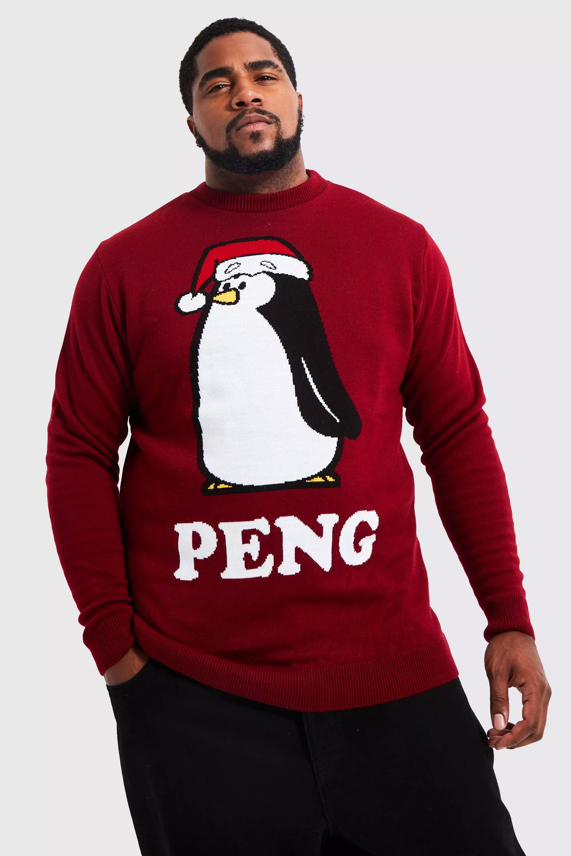 Mens novelty christmas hot sale jumpers with lights