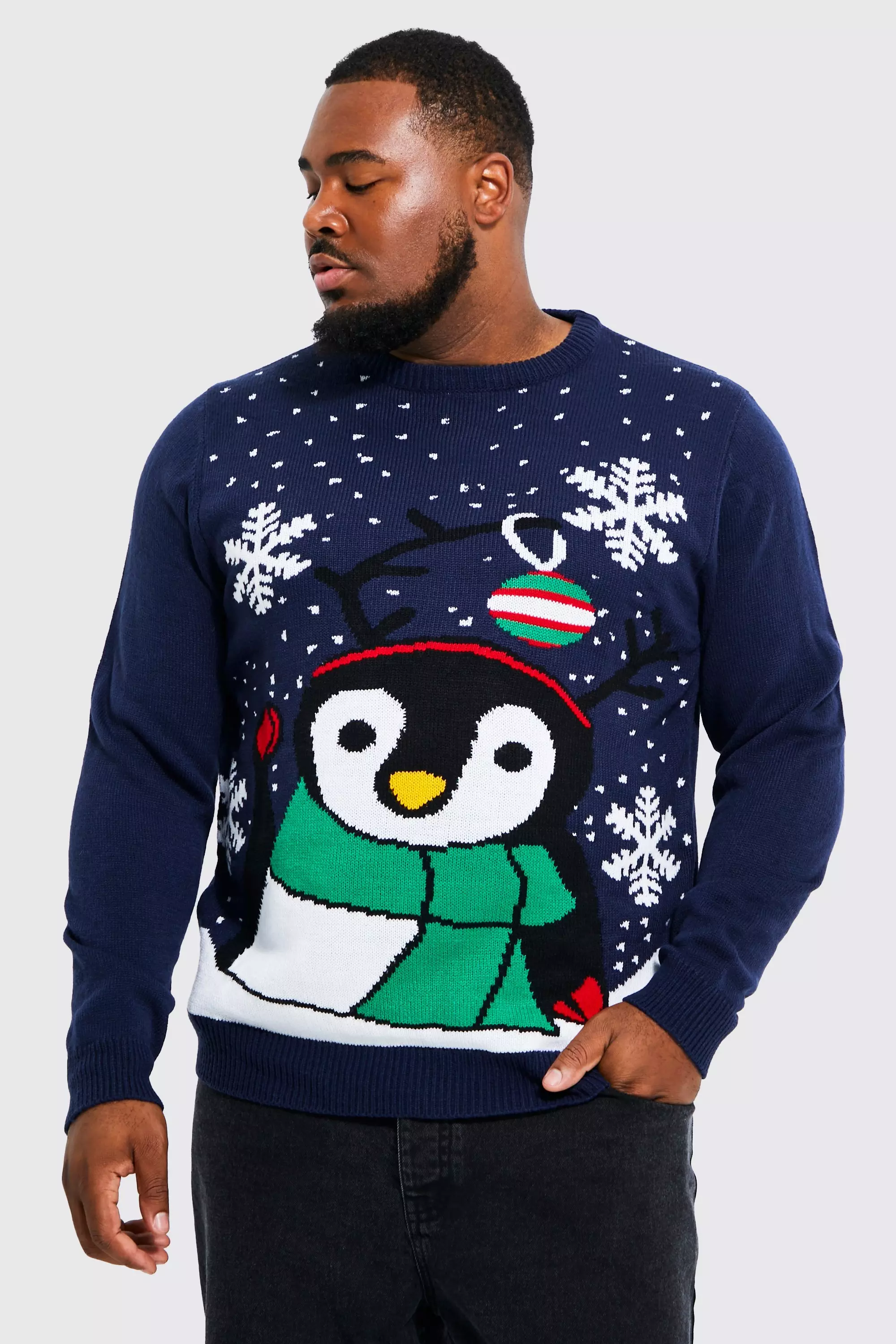 Penguin christmas outlet sweater