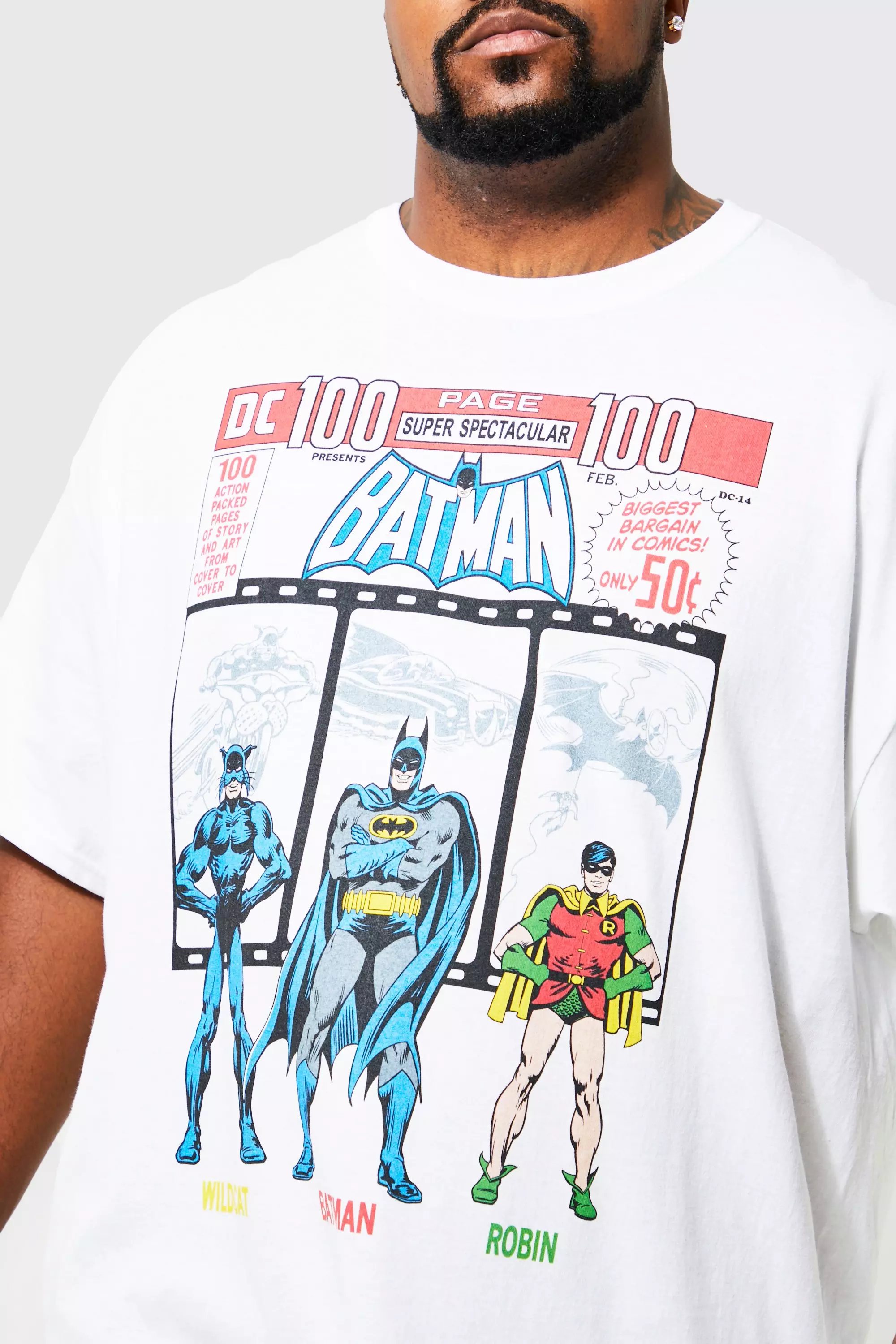 MENS BATMAN T SHIRT SLIM FIT EX STORE DC COMICS OFFICIAL T SHIRTS TOPS  S-XXL NEW Shirts & Hemden LA2095283